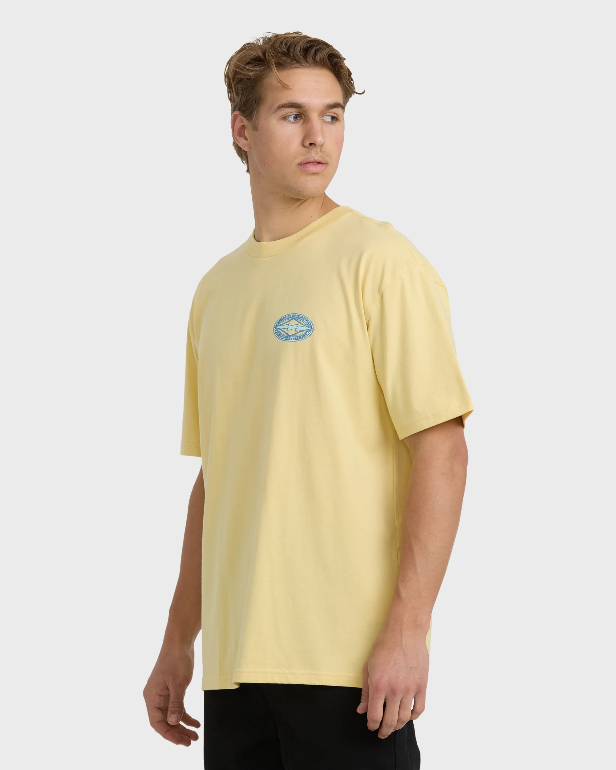 Rotor Diamond Regular Short Sleeve T-Shirt - Golden Yellow - Image 4