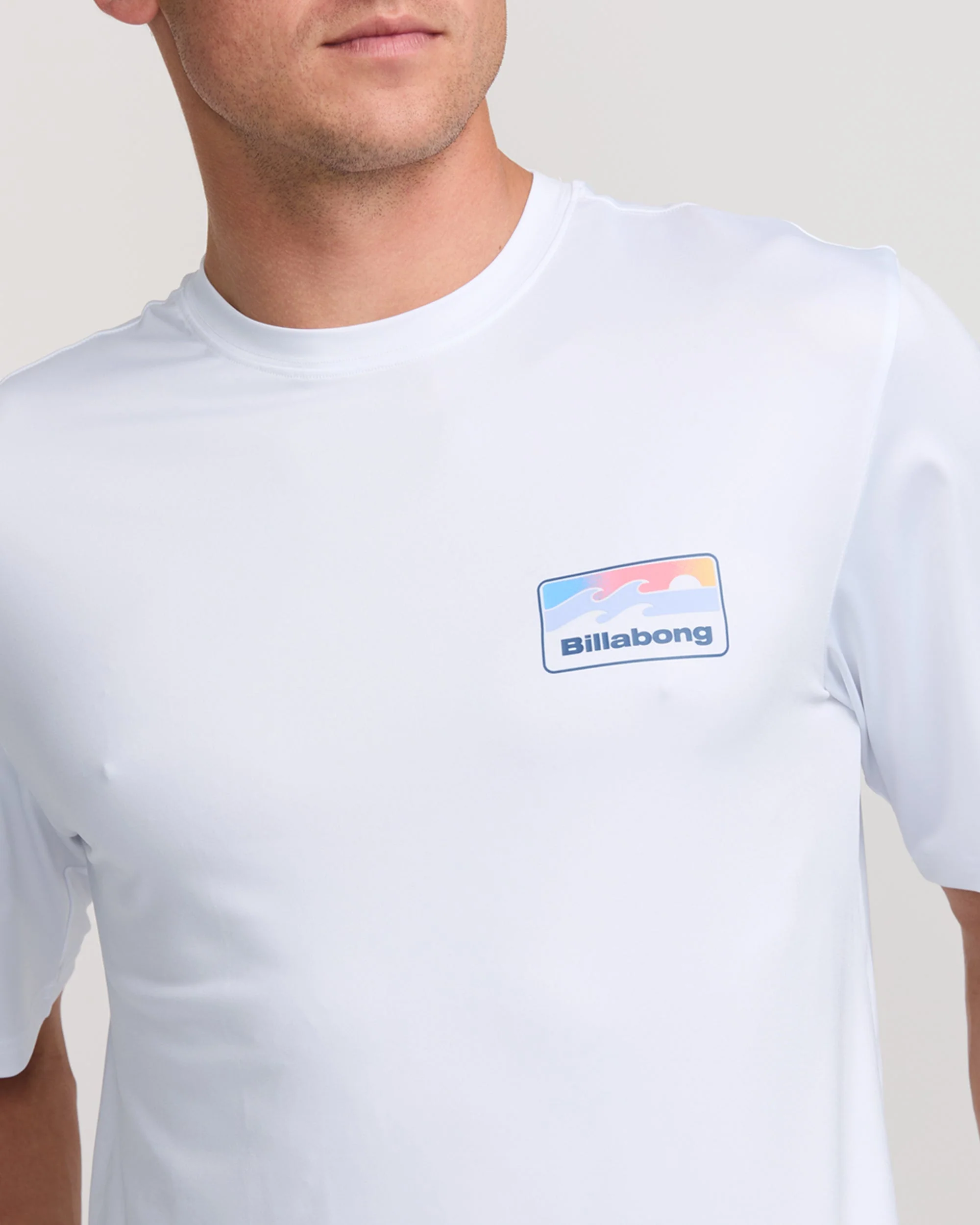 Runner Loose Fit Short Sleeve Surf Tee - White - Image 4