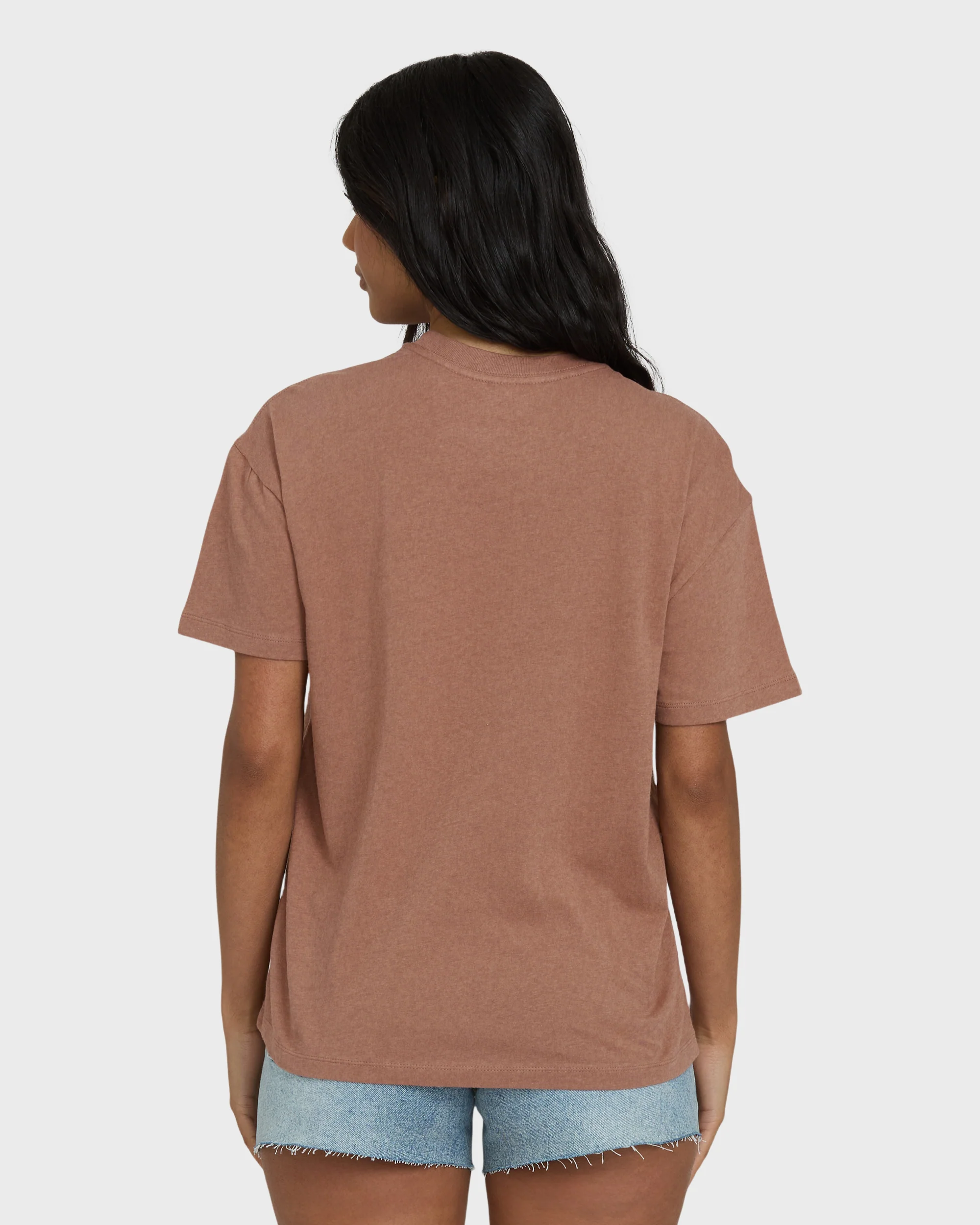 Sand To Surf Short Sleeve Knit Graphic T-Shirt - Brown Stone - Image 2