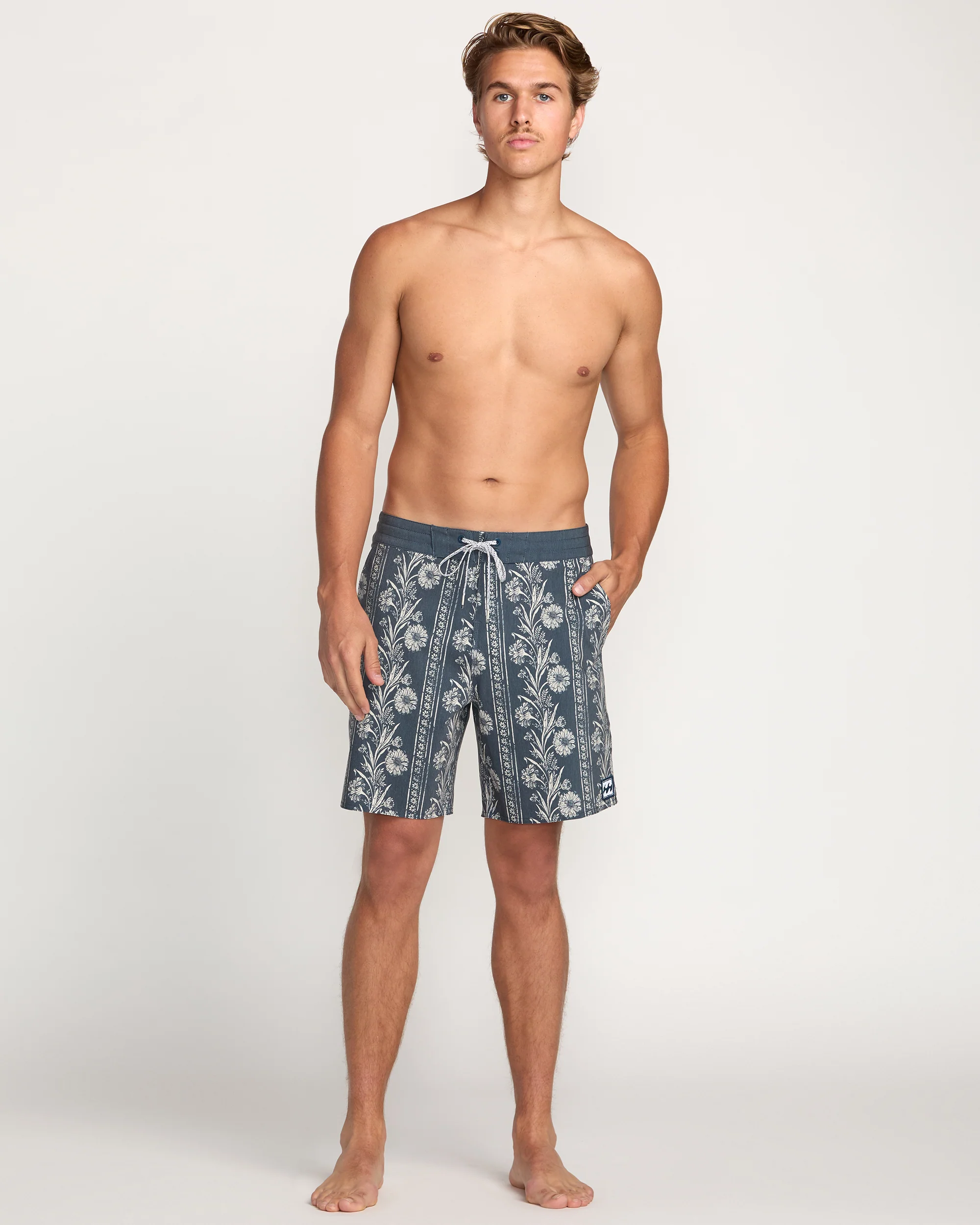 Sandtrax Lo Tide 19" Boardshorts - Aged Indigo - Image 6