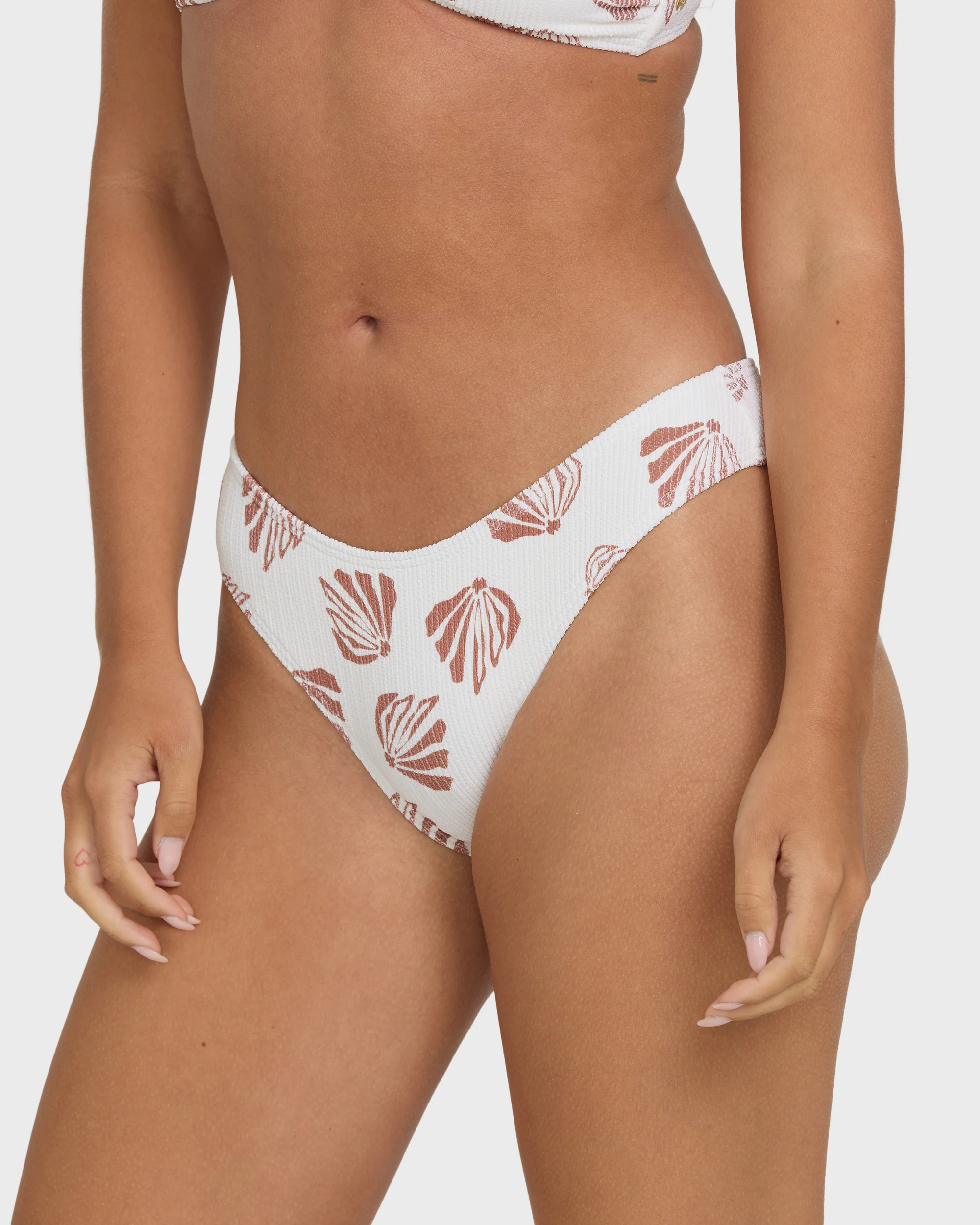 Sandy Shells Bondi Bikini Bottoms - Salt Crystal - Image 5
