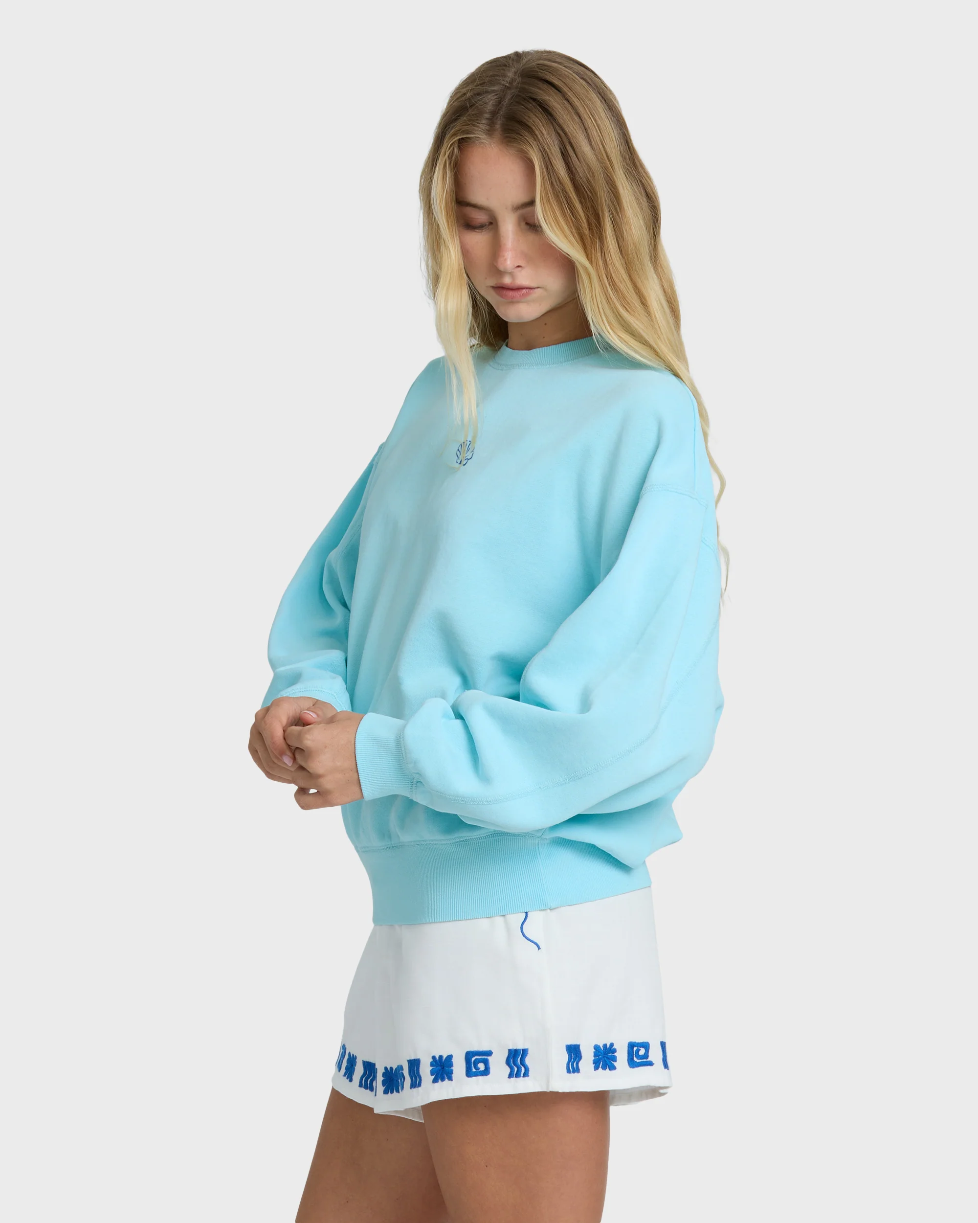 Sanibel Kendal Crewneck Sweatshirt - Pool Blue - Image 5