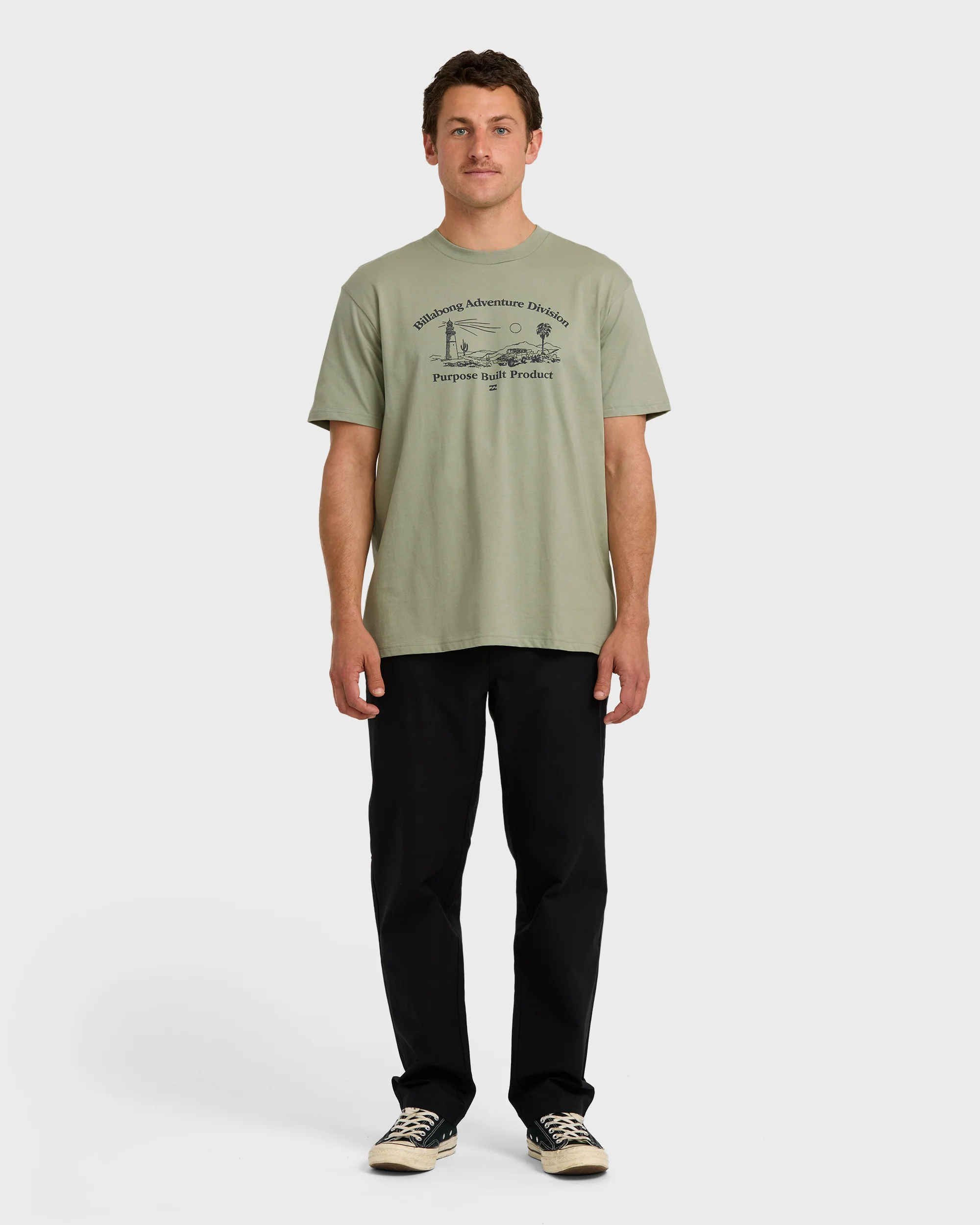 A/Div Scenic Route Short Sleeve T-Shirt - Seagrass - Image 3