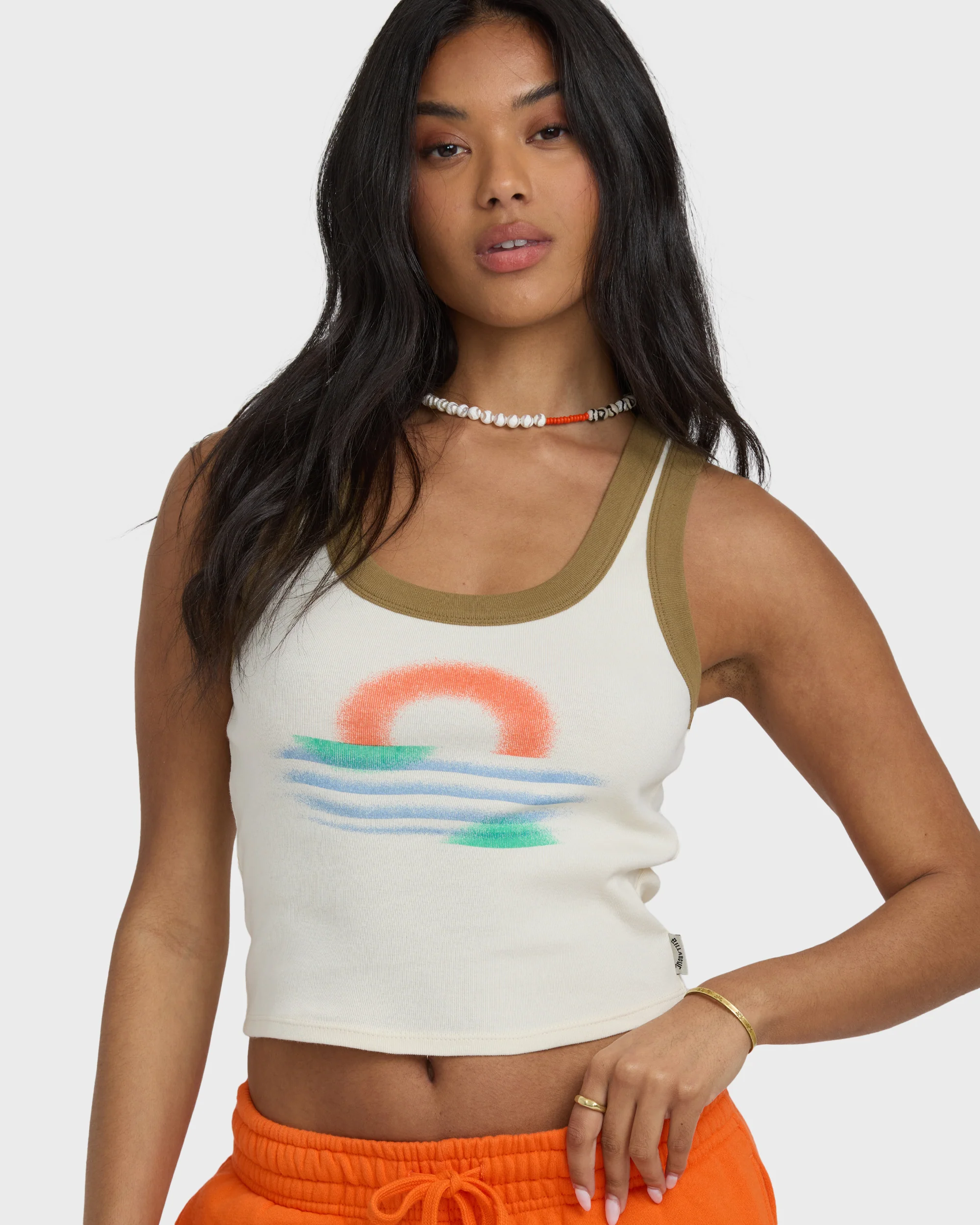 Schuyler Ringer Tank T-Shirt - Whitecap - Image 2