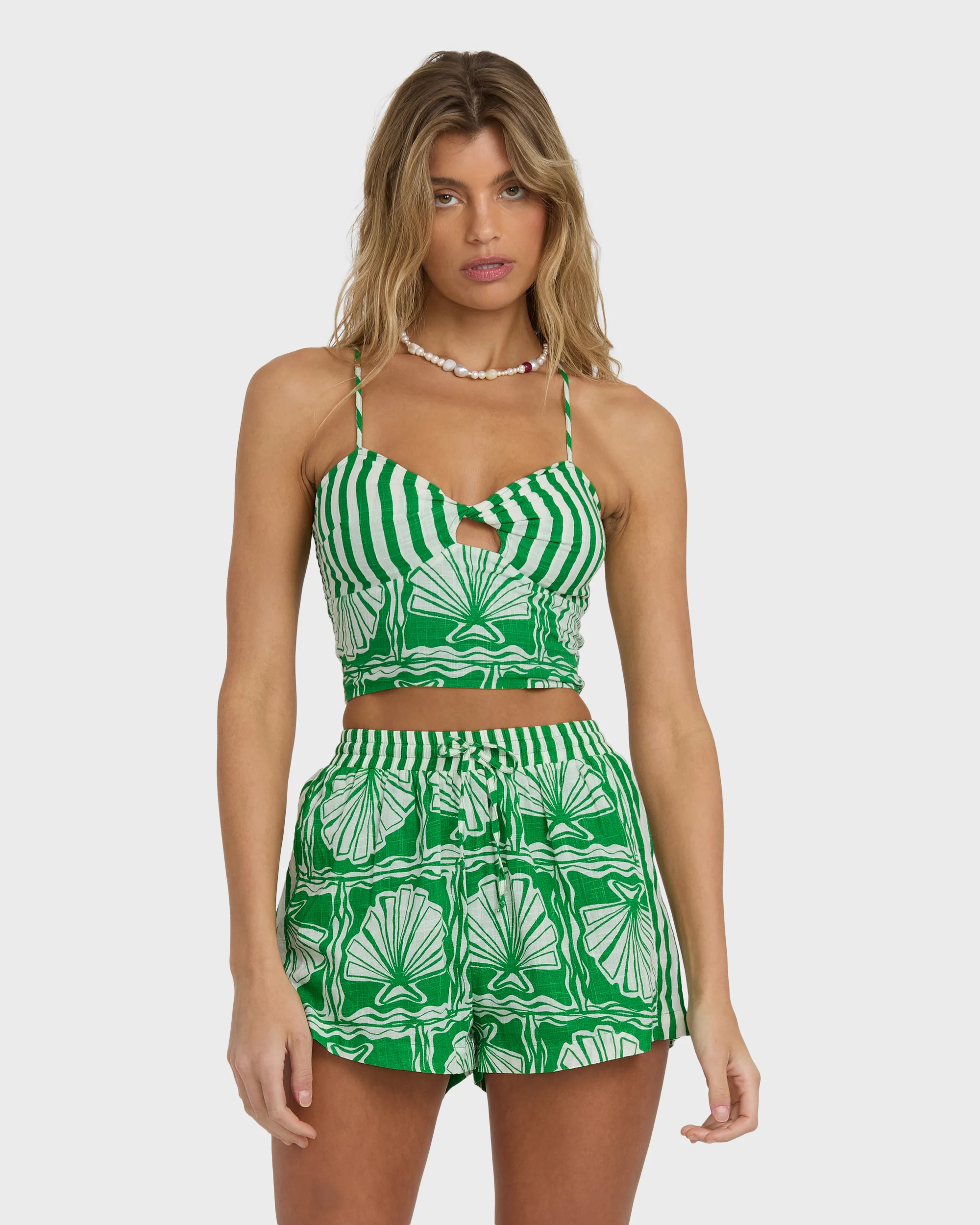 Sea Shell Tank - Kelly Green - Image 3