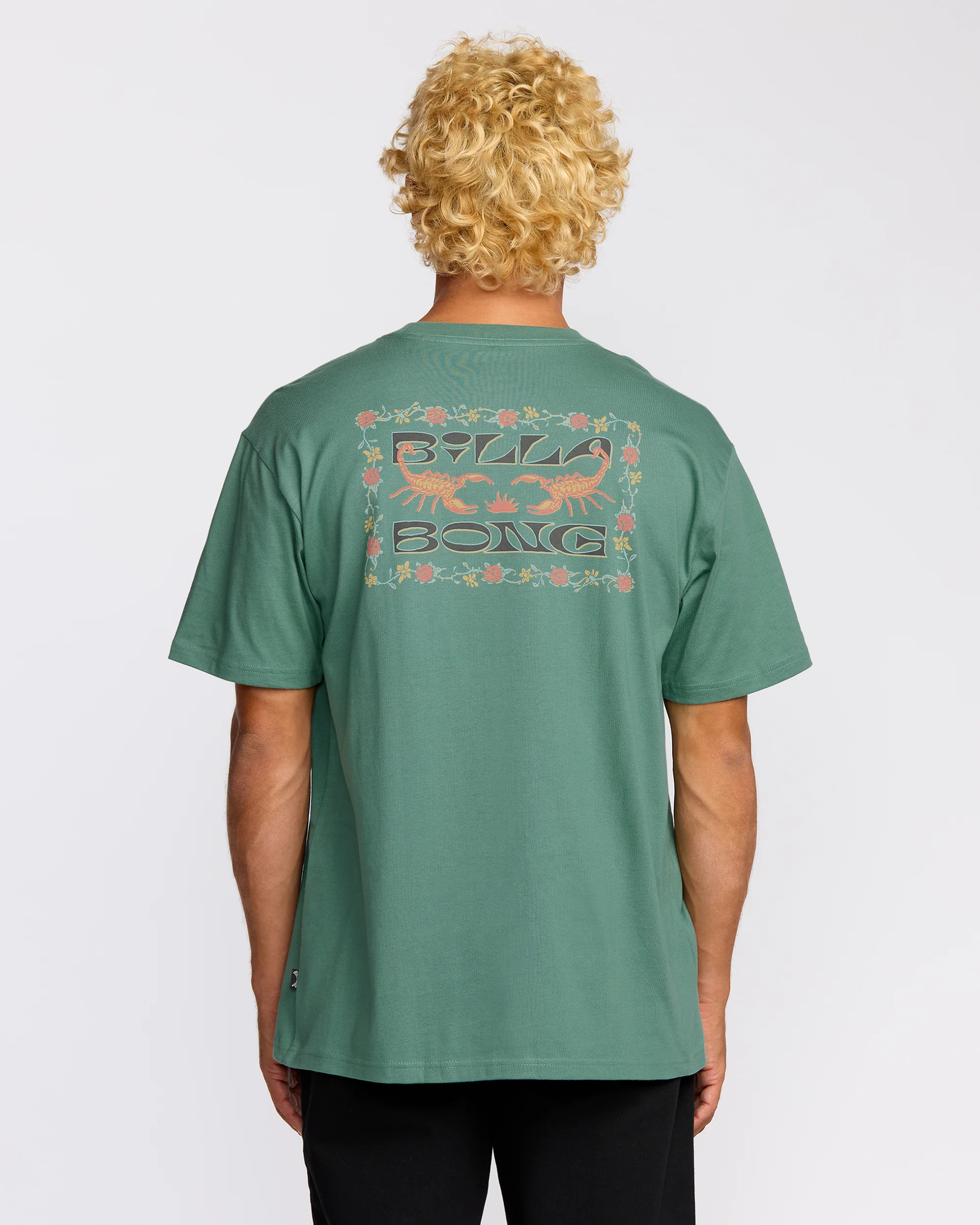 Sharp Regular Short Sleeve T-Shirt - Sage Green - Image 2