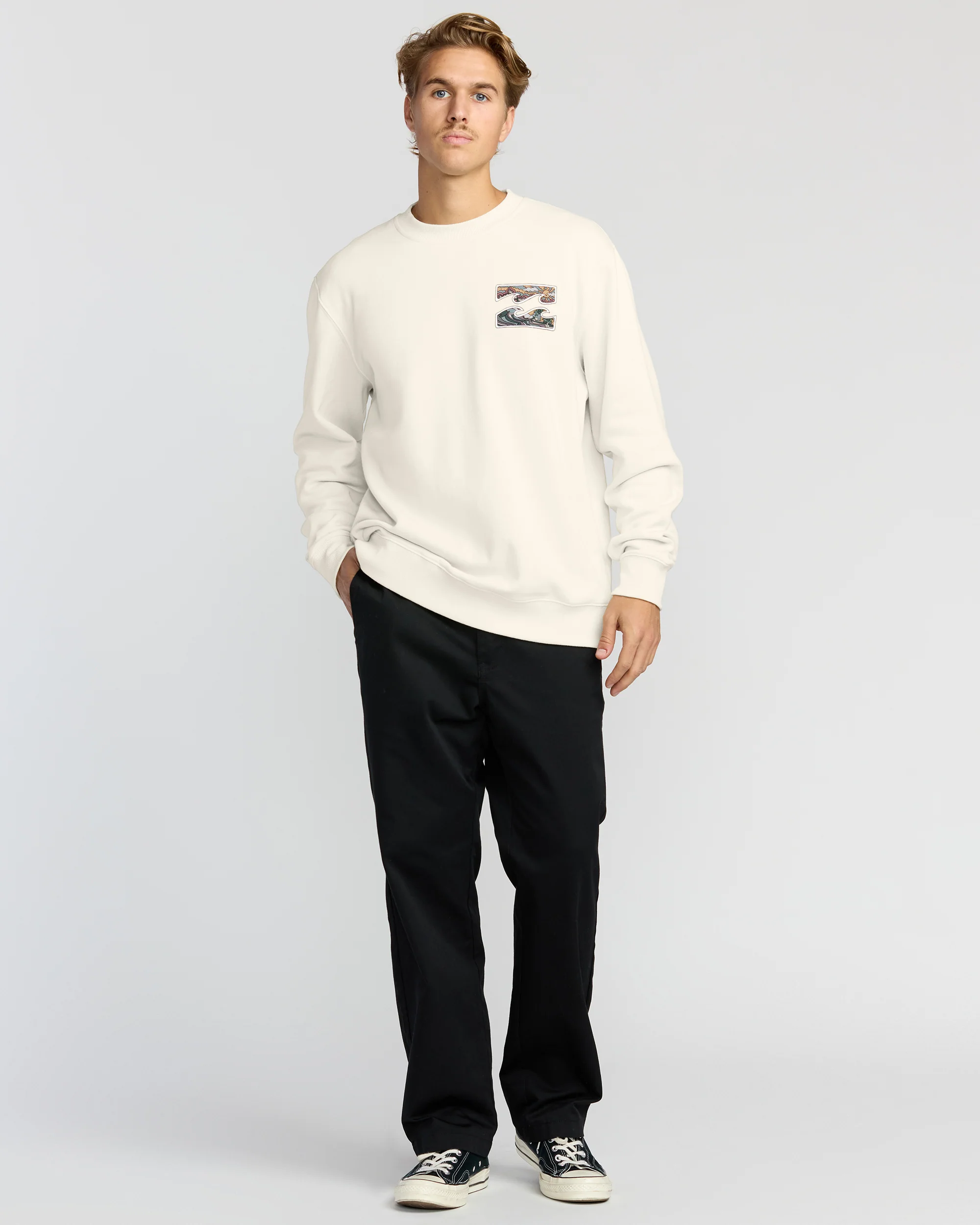 Short Sands Crewneck Sweatshirt - Off White - Image 4