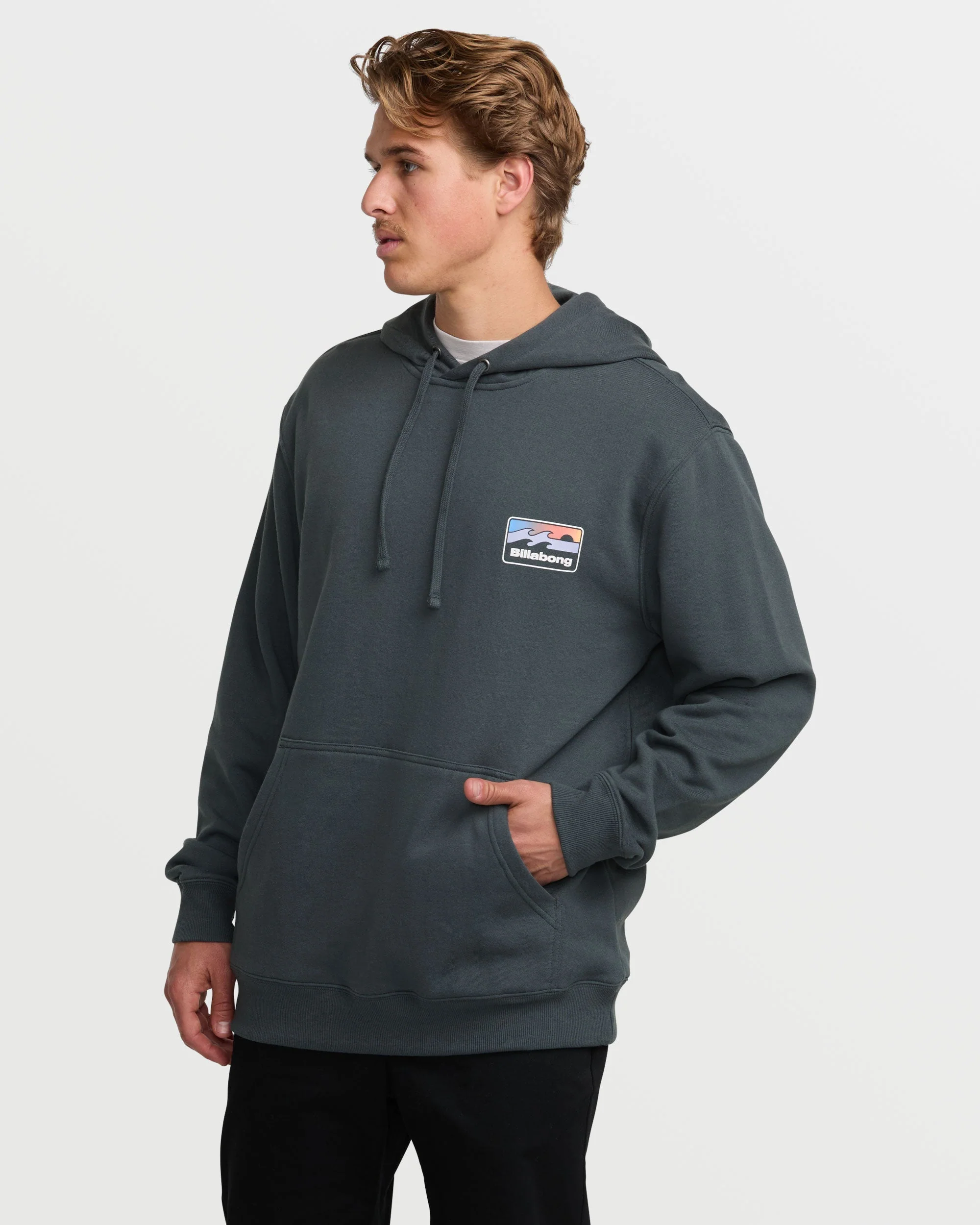 Short Sands Pullover Hoodie - Aged Indigo - Image 3