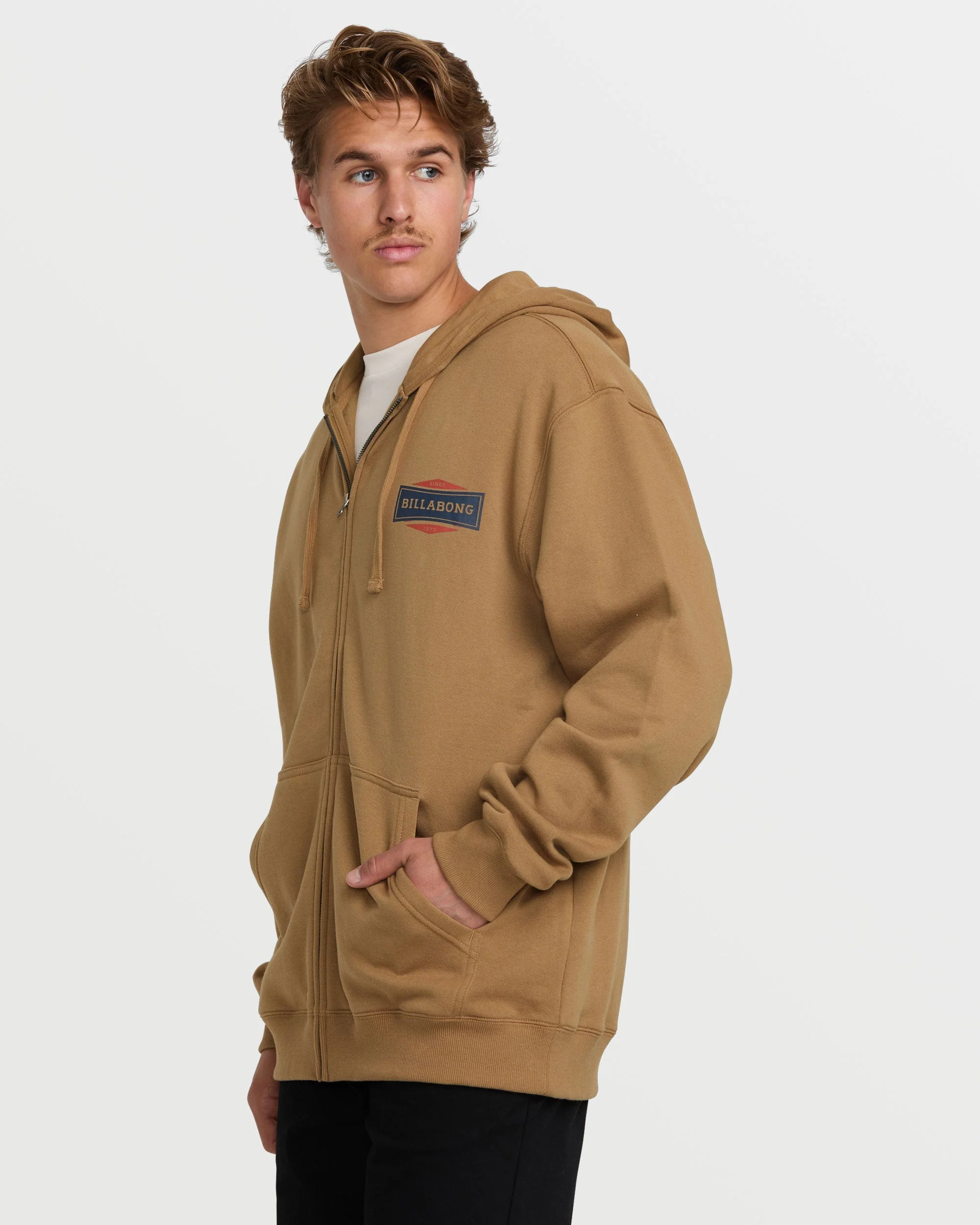 Short Sands Zip Sweatshirt - Vintage Brown - Image 3