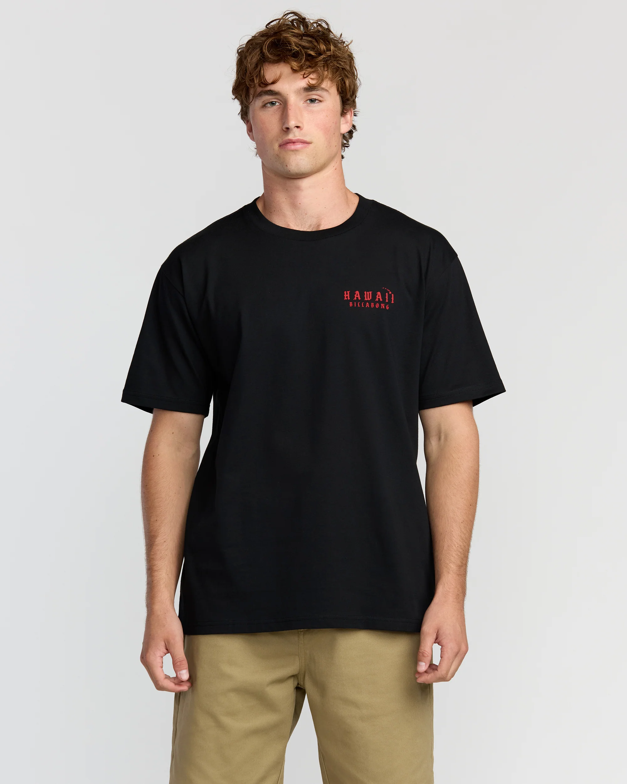 Skull Wave Hi Regular Short Sleeve T-Shirt - Black - Image 2