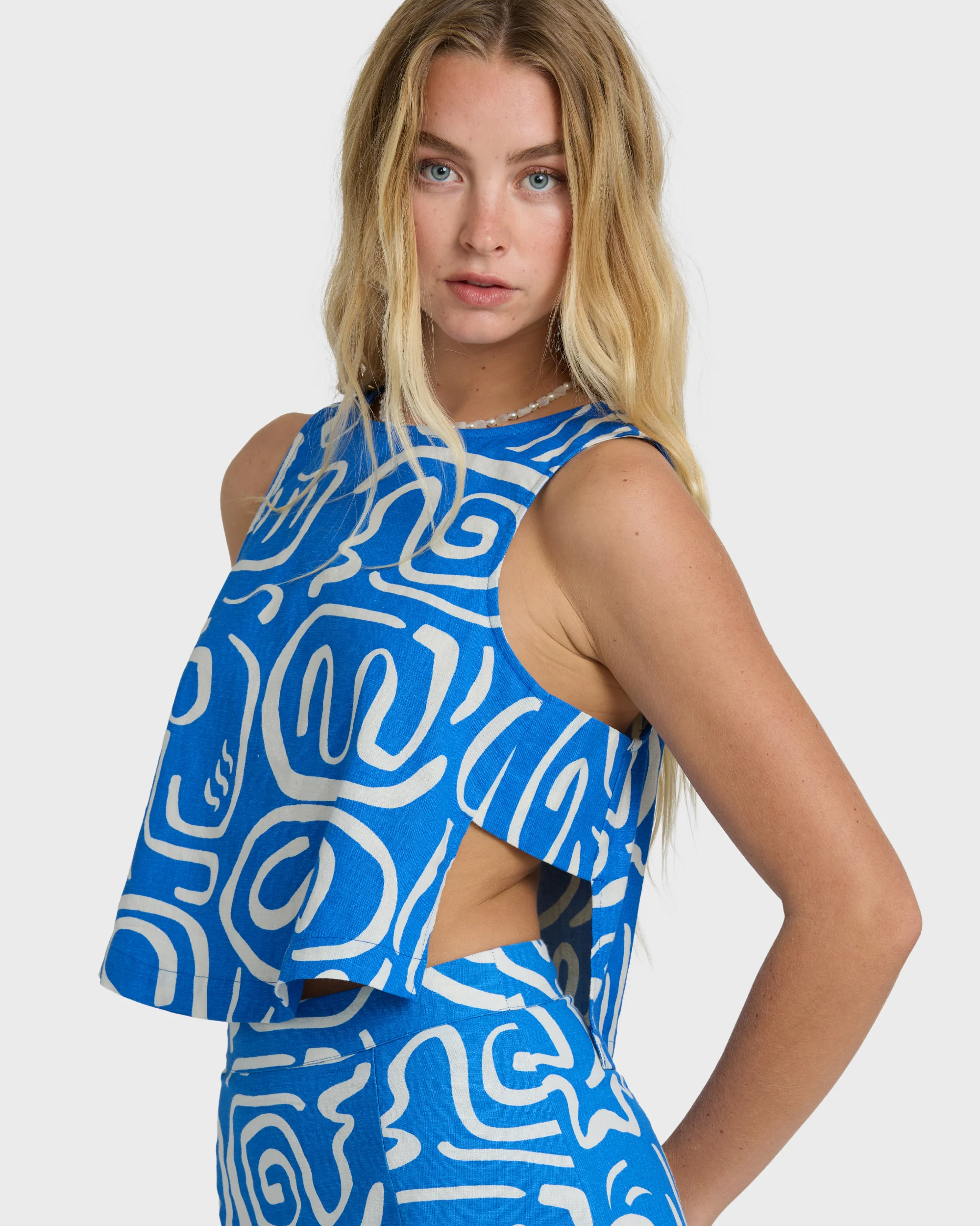 So Breezy Tank - True Blue - Image 4