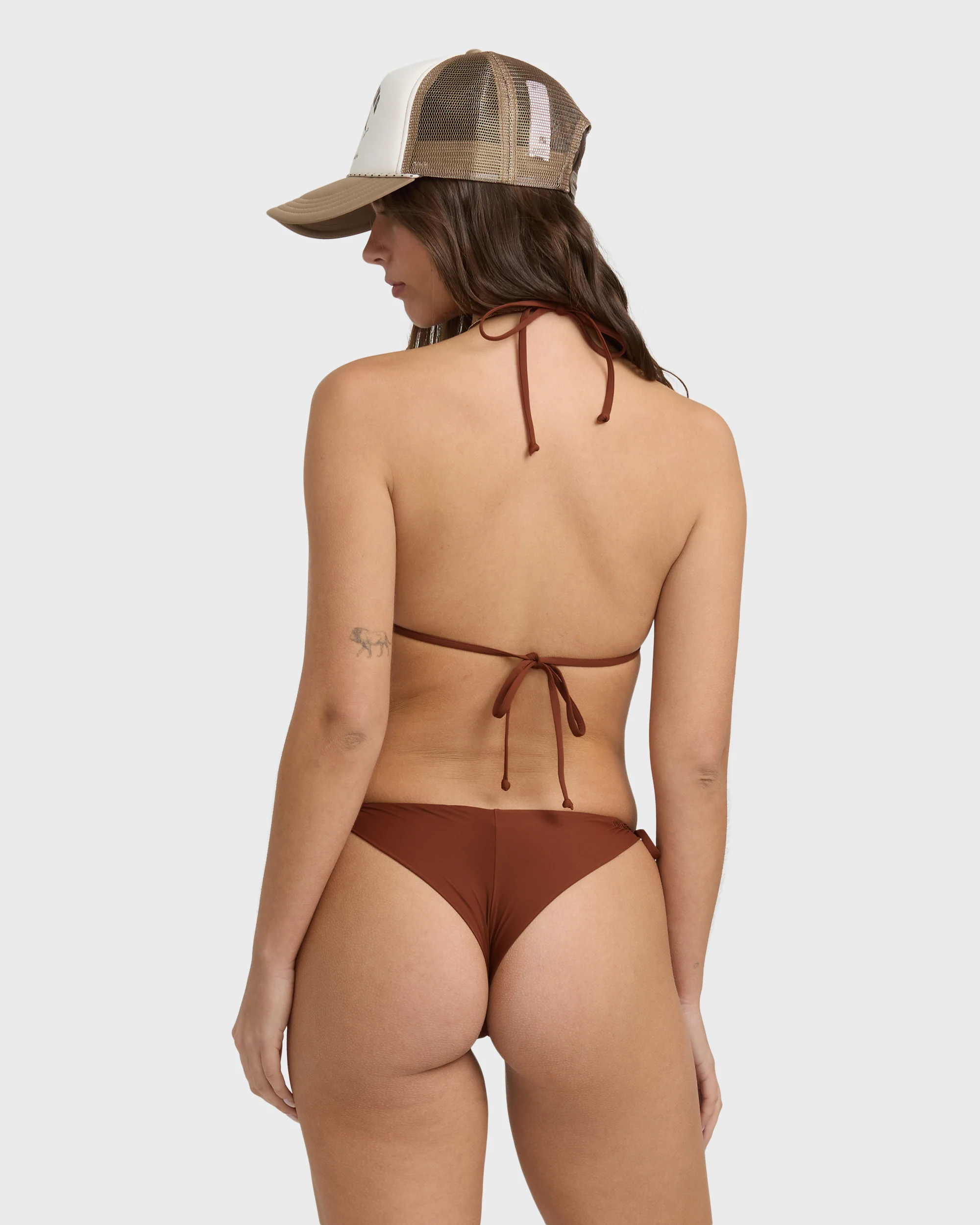 Sol Searcher Multi Triangle Bikini Top - Cowhide - Image 3