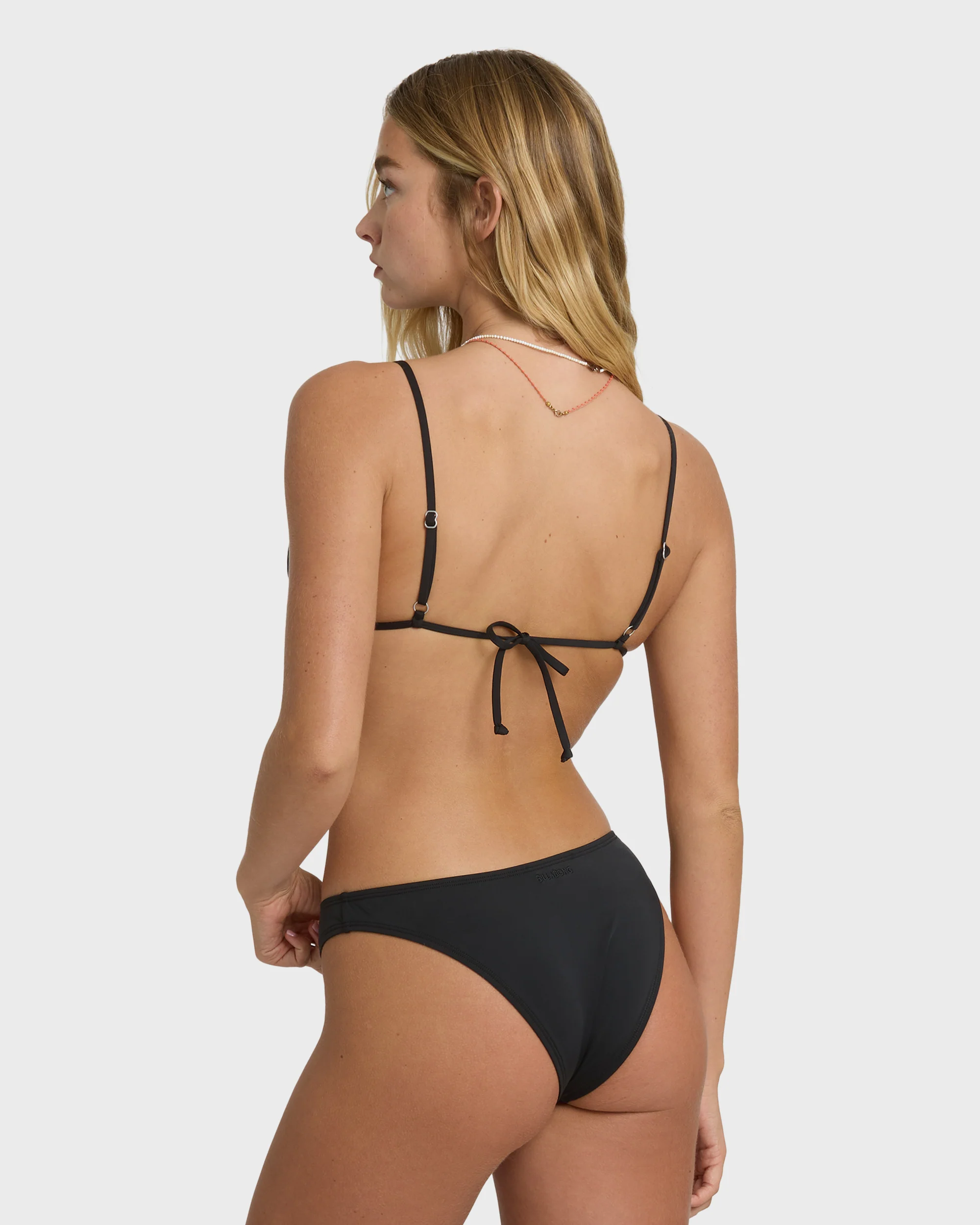 Sol Searcher Teagan Bralette Bikini Top - Black Pebble - Image 3