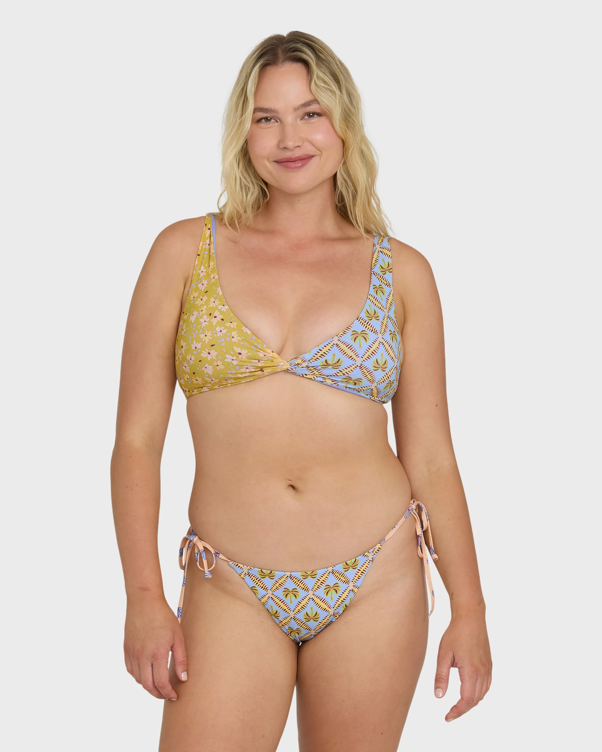 Soul Stoke Reversible Tie-side Hike Medium Bikini Bottom - Twilight Blue - Image 10