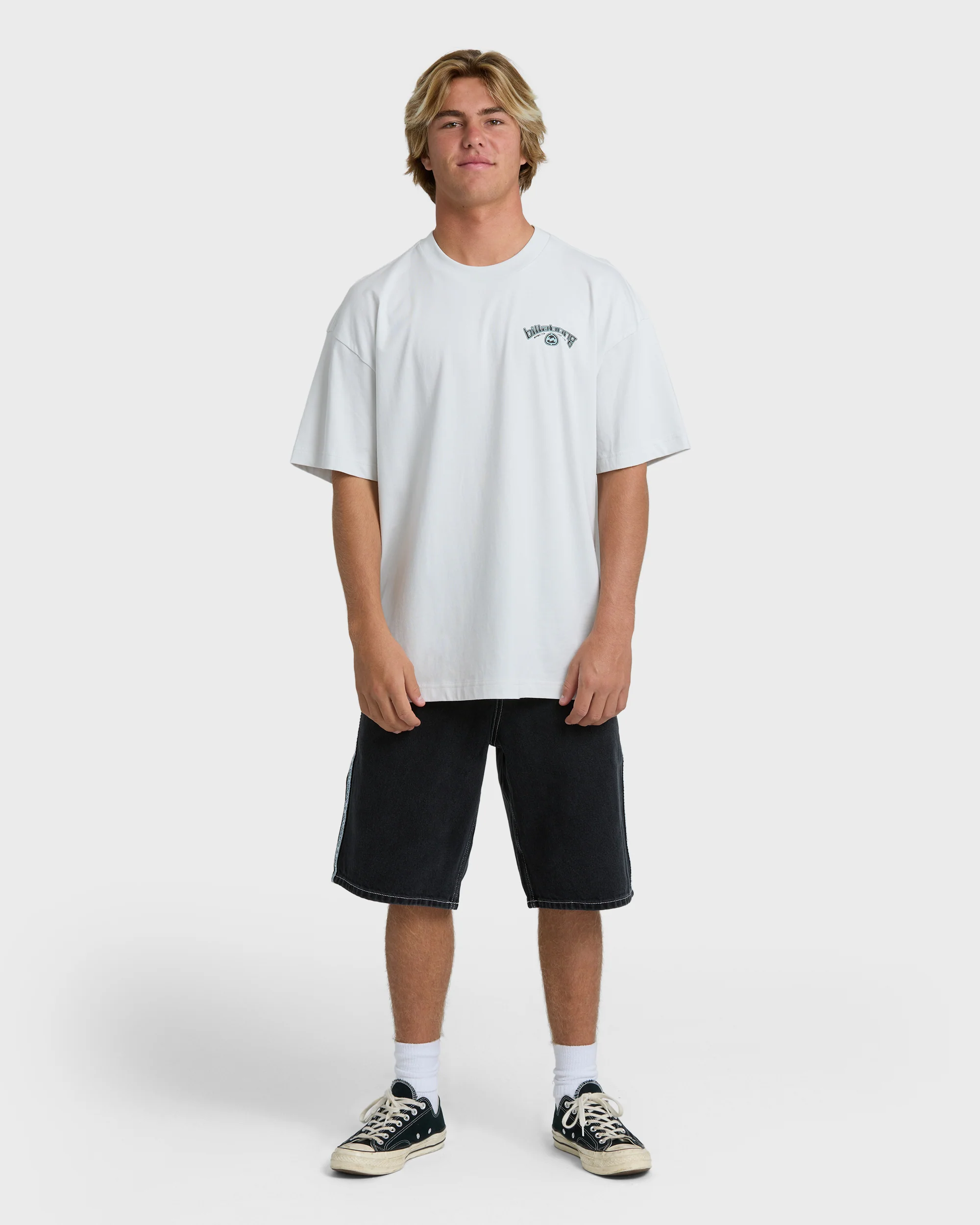 Spec 73 Bio Arch OG Short Sleeve T-Shirt - Fog Gray - Image 4