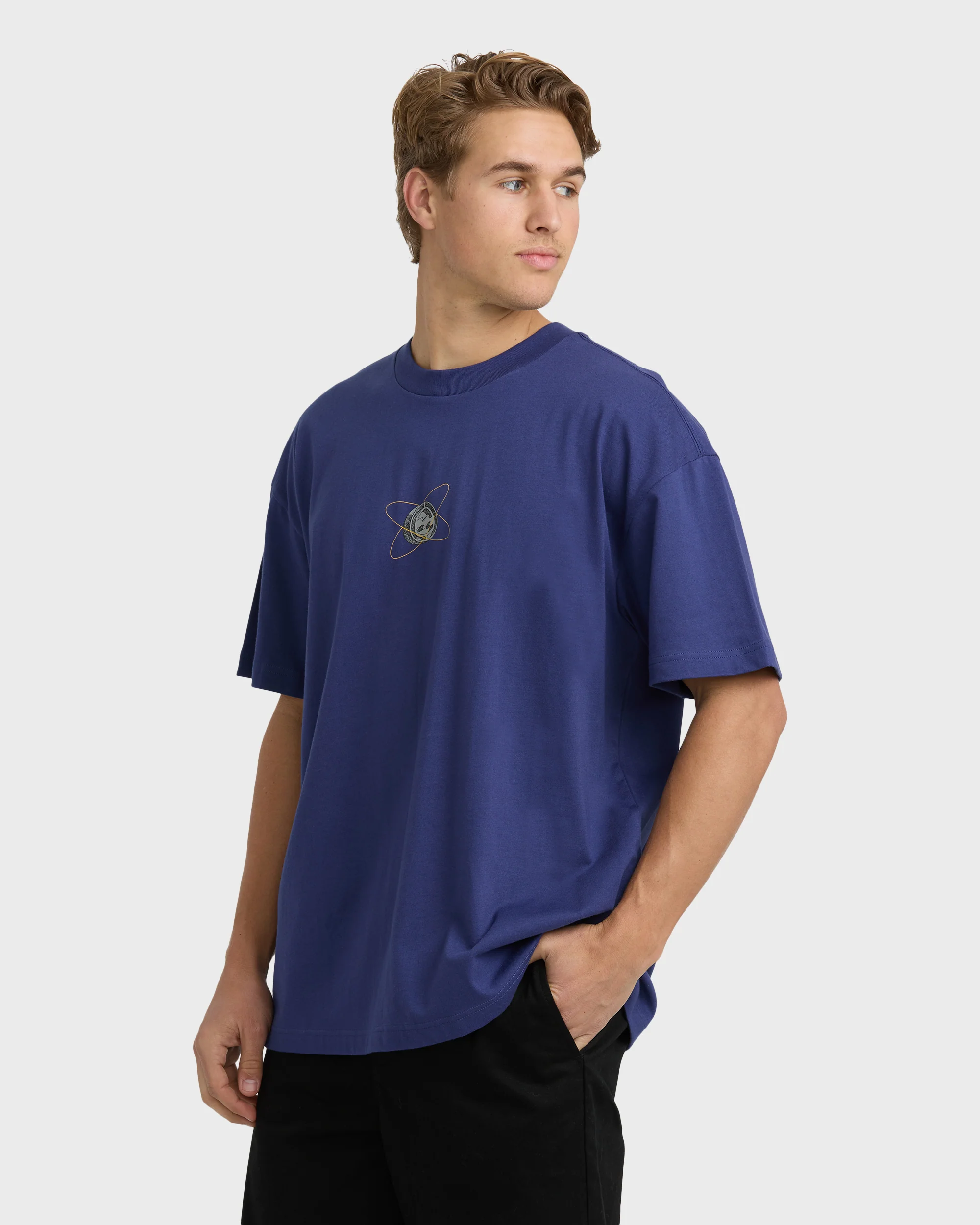 Spec 73 OG Short Sleeve T-Shirt - Vintage Indigo - Image 4