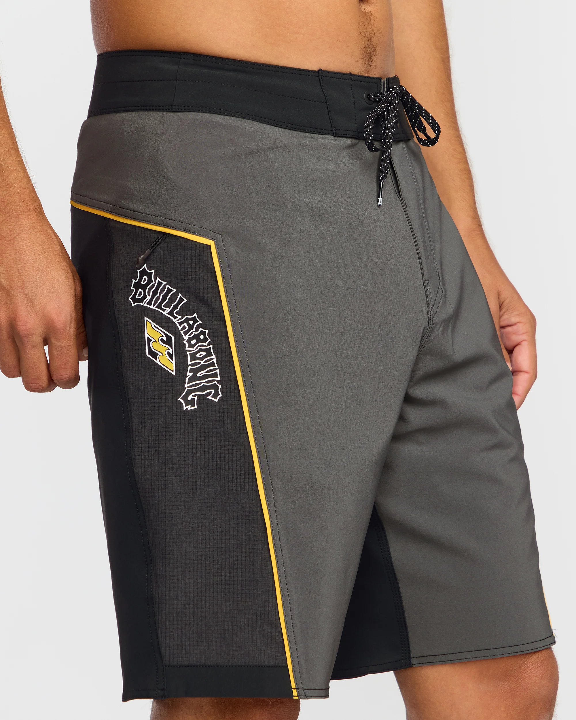 Straddie Pro Performance 20" Boardshorts - Pewter - Image 2