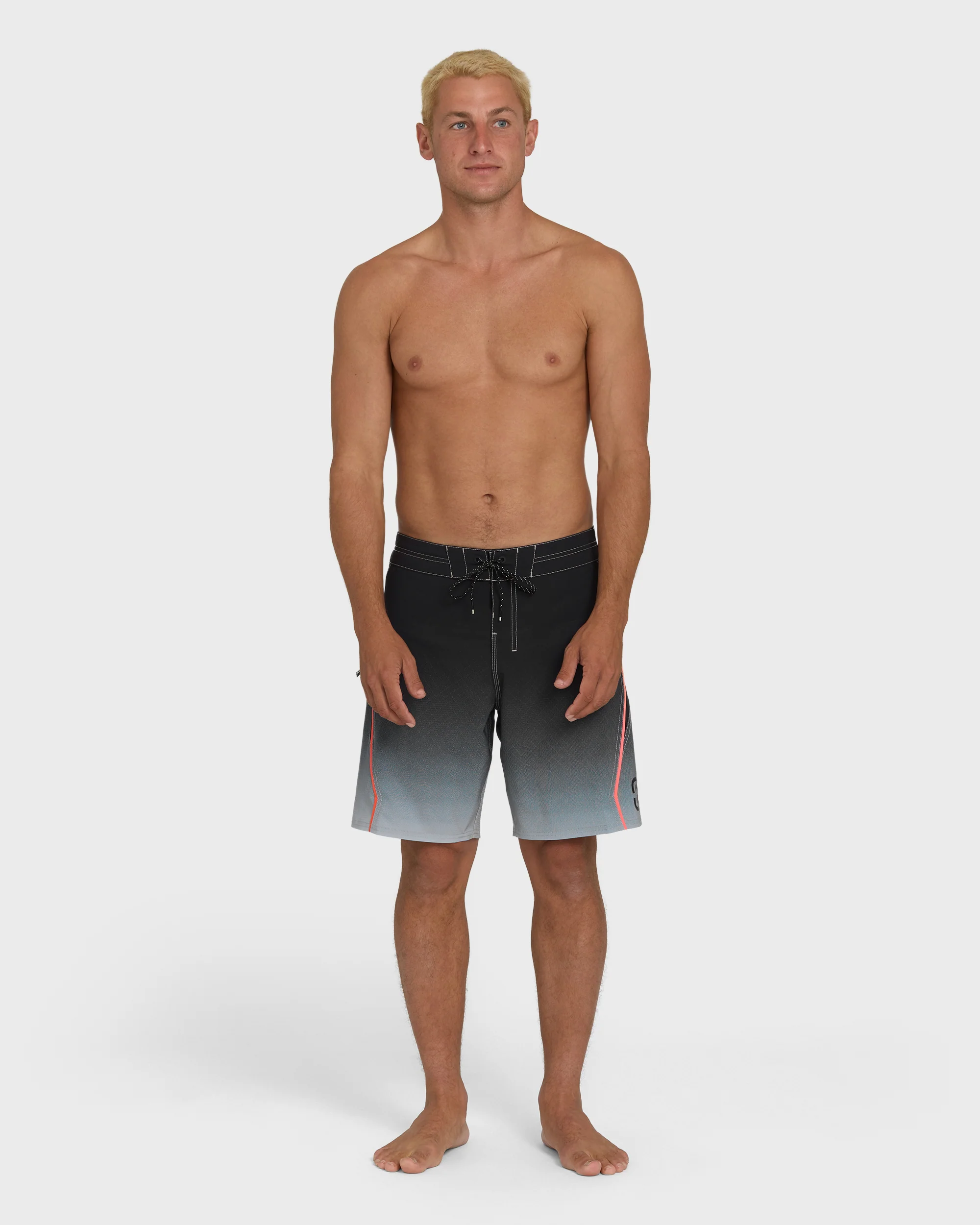 Straddie Pro 20" Boardshorts - Pewter - Image 4