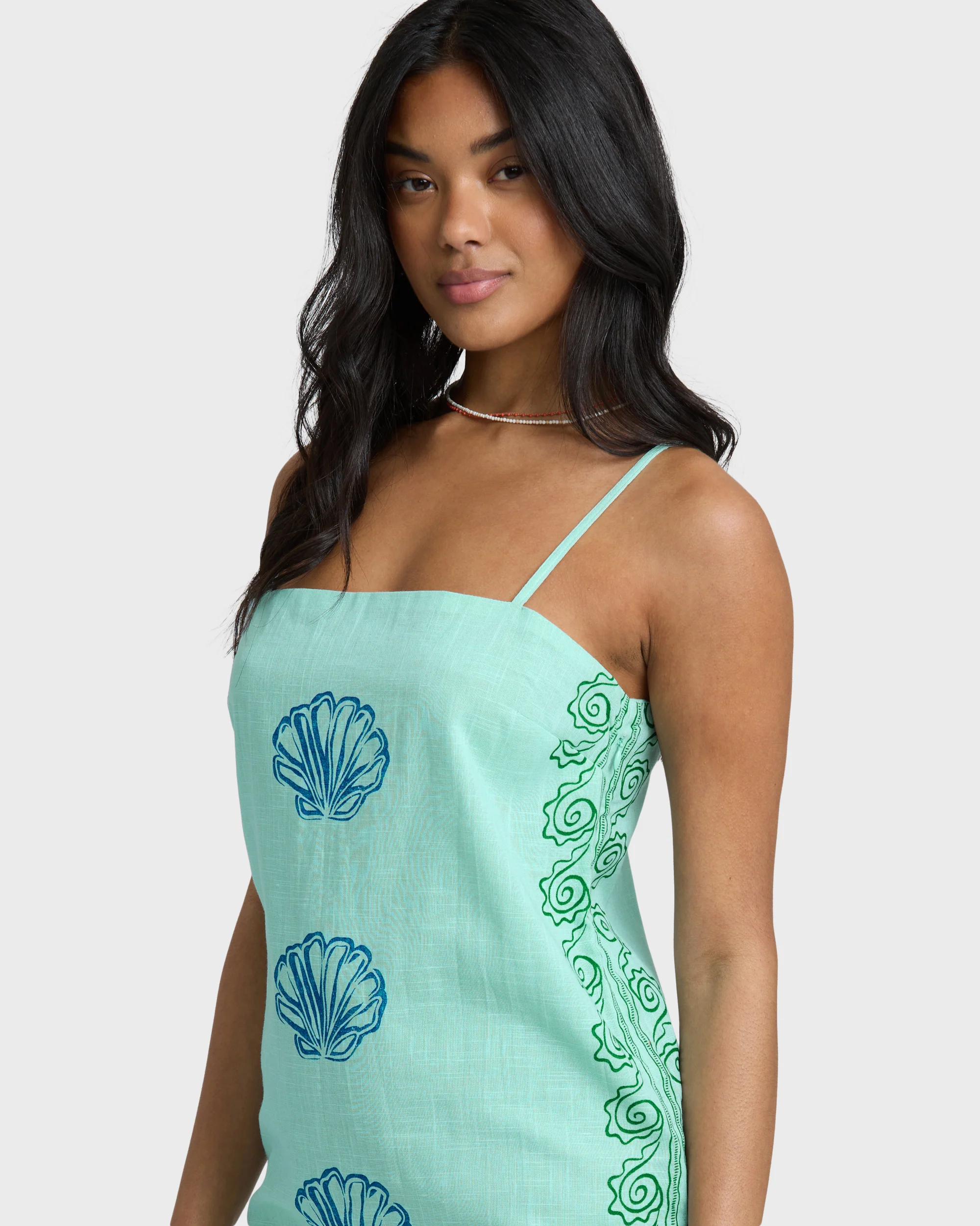 Sun Rays Mini Dress - Pool Blue - Image 4
