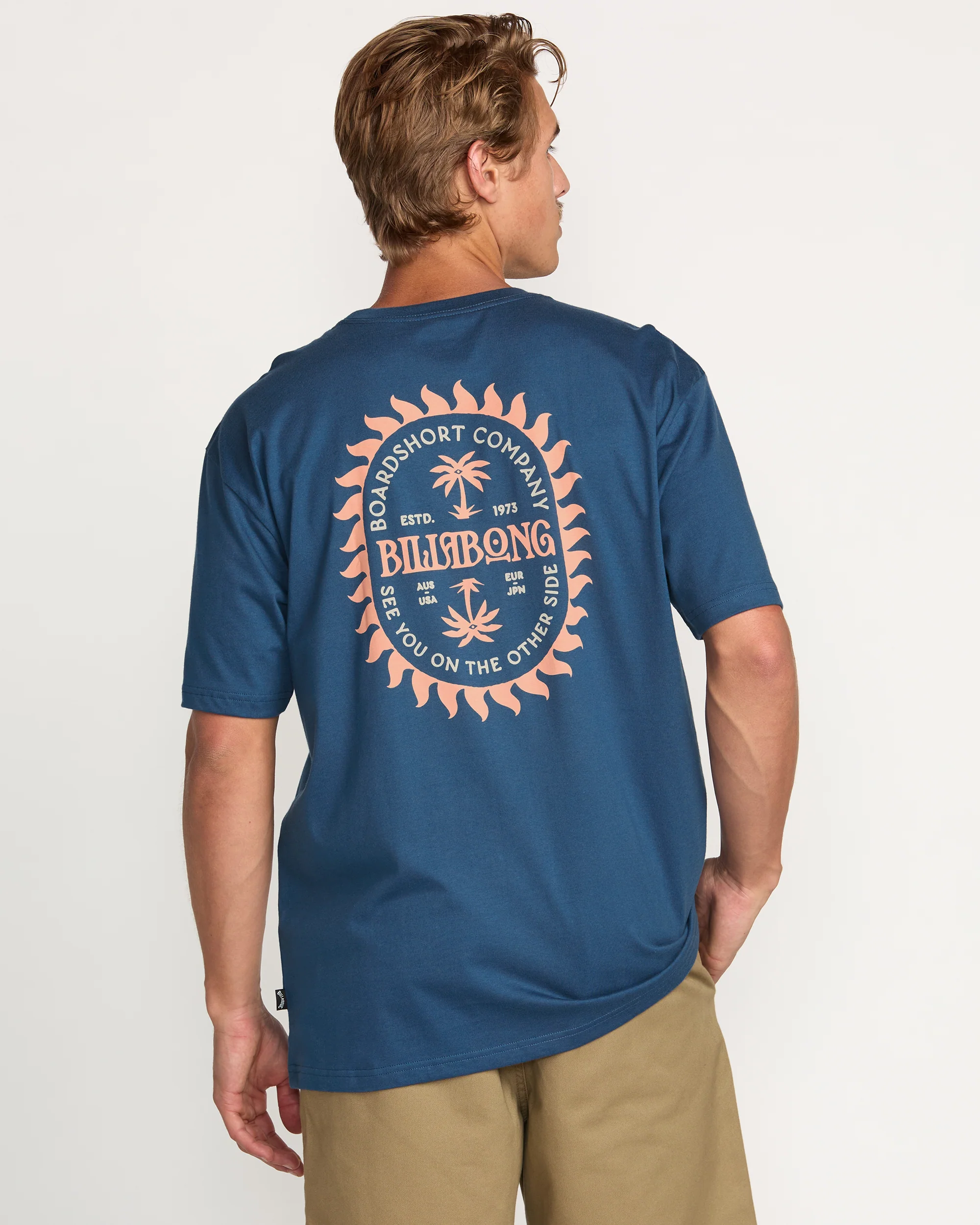 Sun Rays Regular Tee - Deep Blue - Image 2