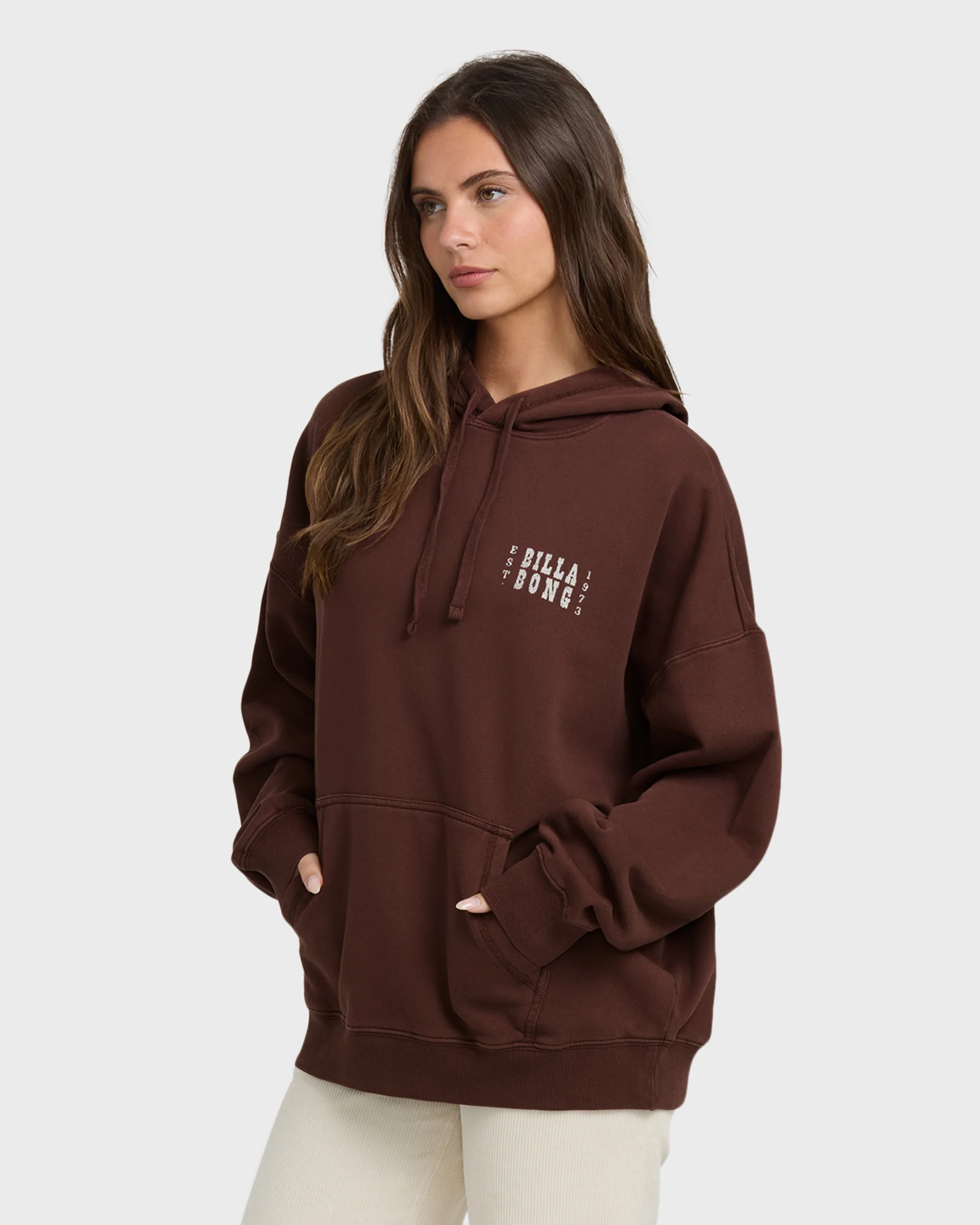 Sun & Waves Hoodie - Teak - Image 3