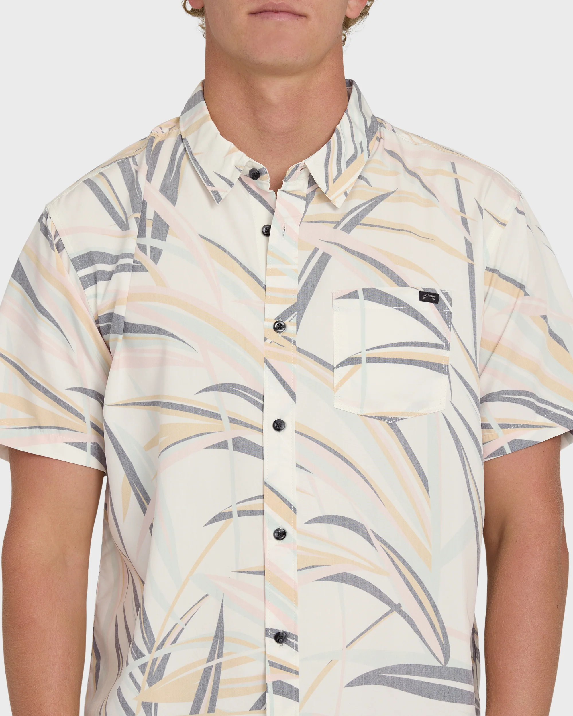 Sundays Lounge Short Sleeve Shirt - Fog - Image 2