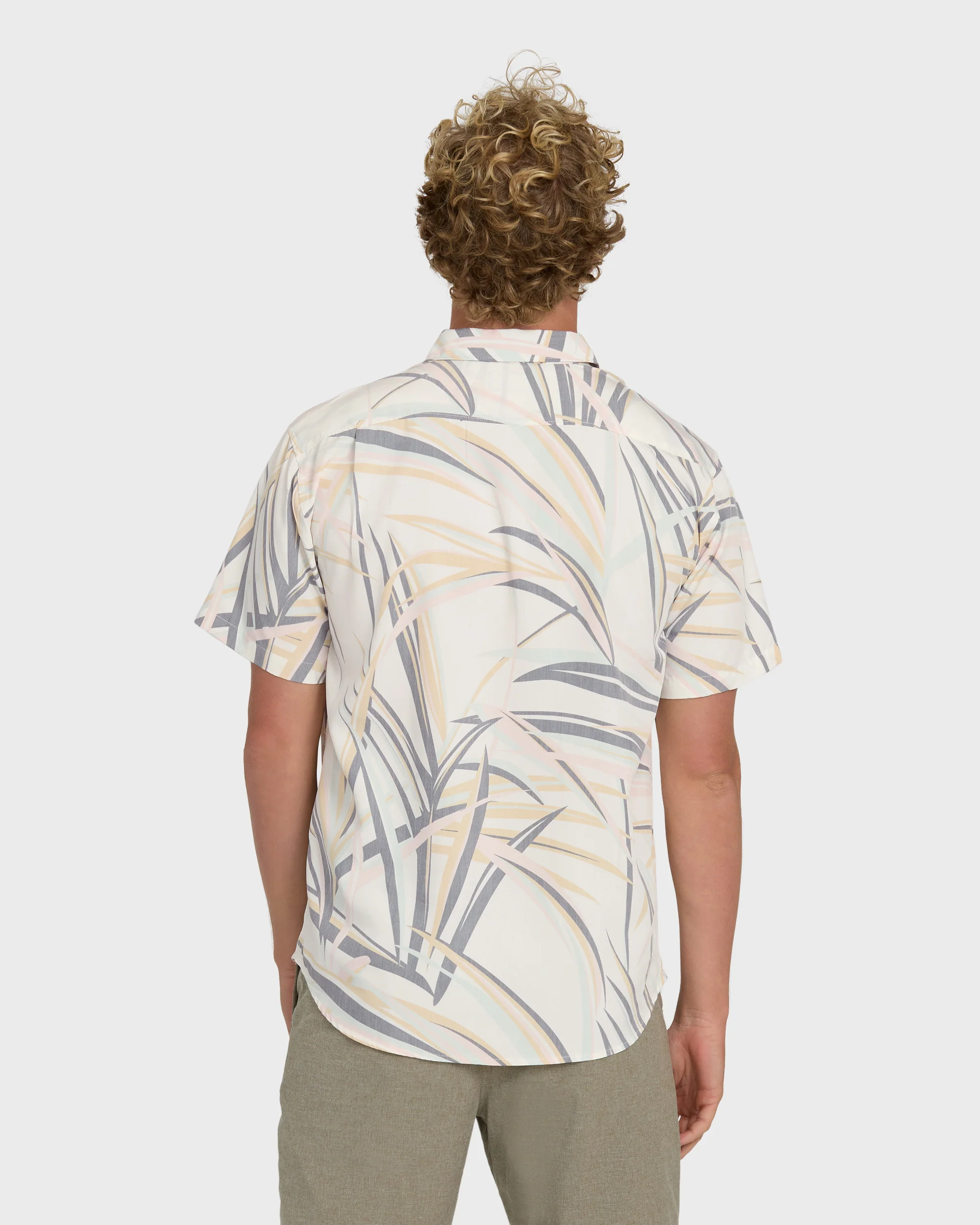 Sundays Lounge Short Sleeve Shirt - Fog - Image 5