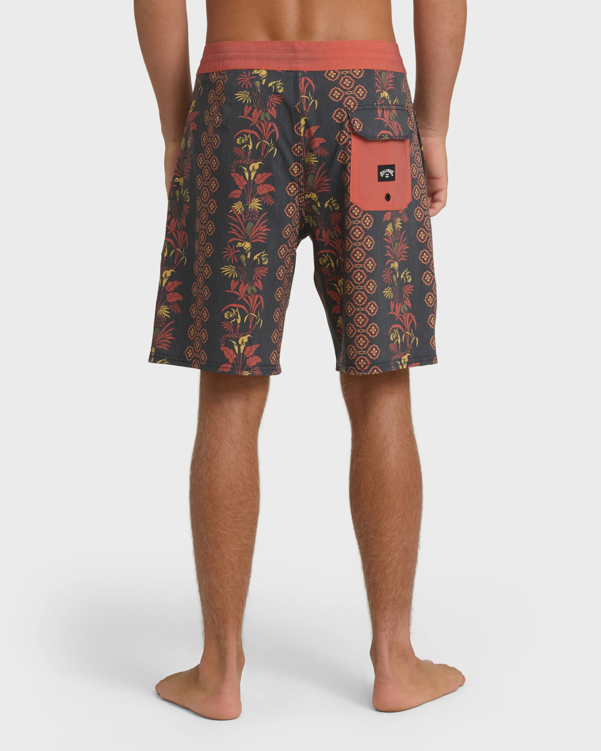 Sundays Lo Tide 18" Boardshorts - Black Multi - Black - Image 3