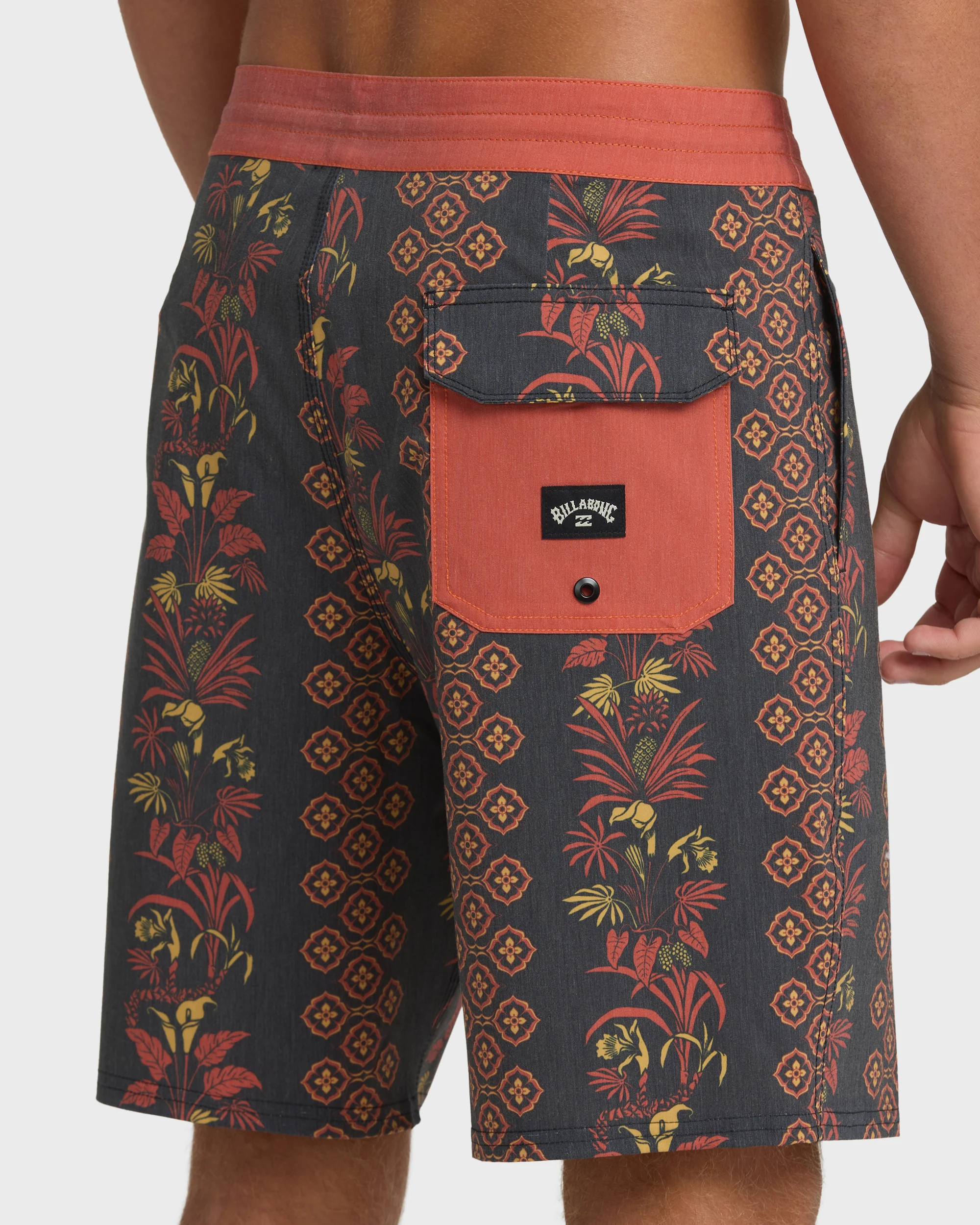 Sundays Lo Tide 18" Boardshorts - Black Multi - Black - Image 7