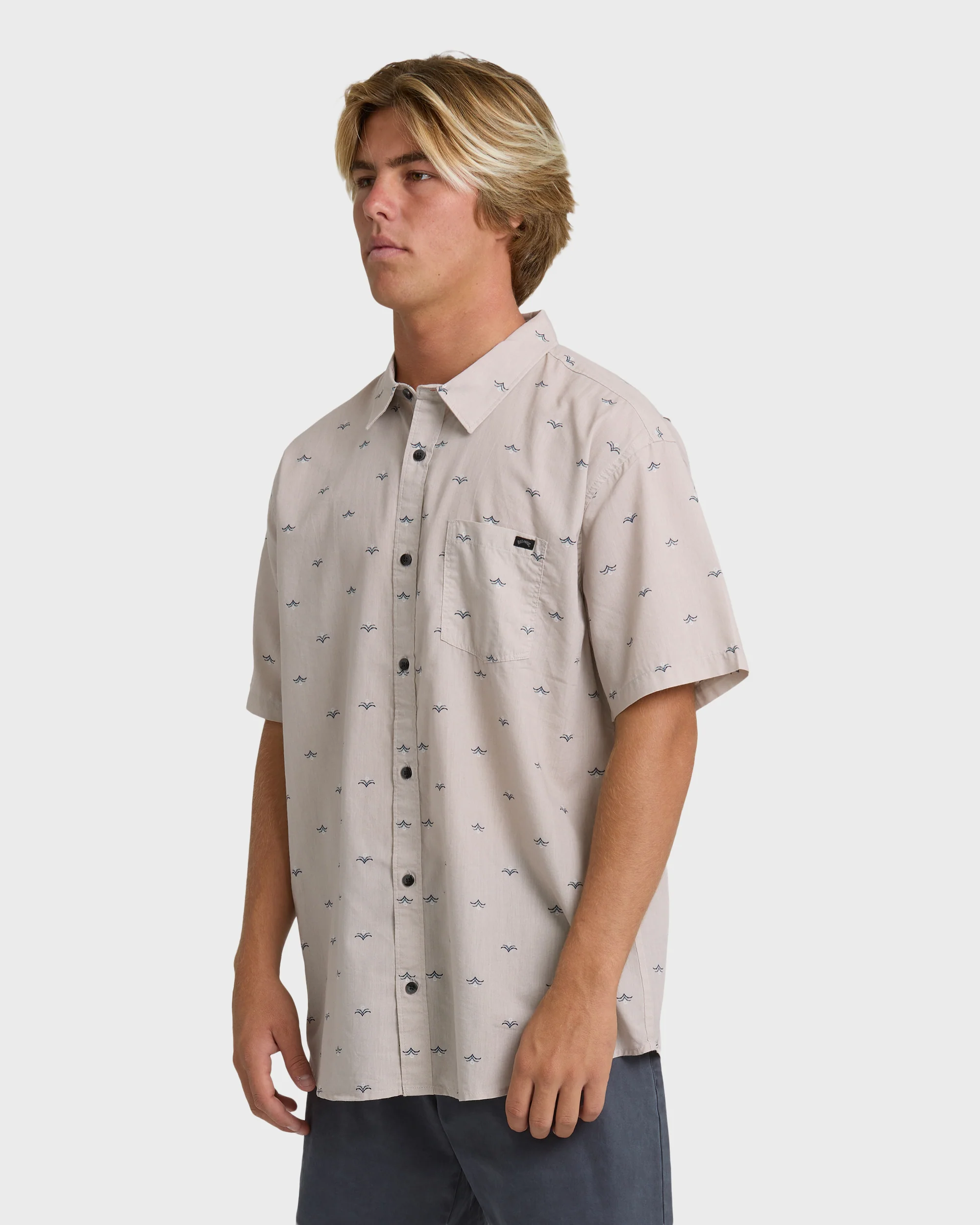 Sundays Mini Short Sleeve Shirt - Ash Rose - Image 3