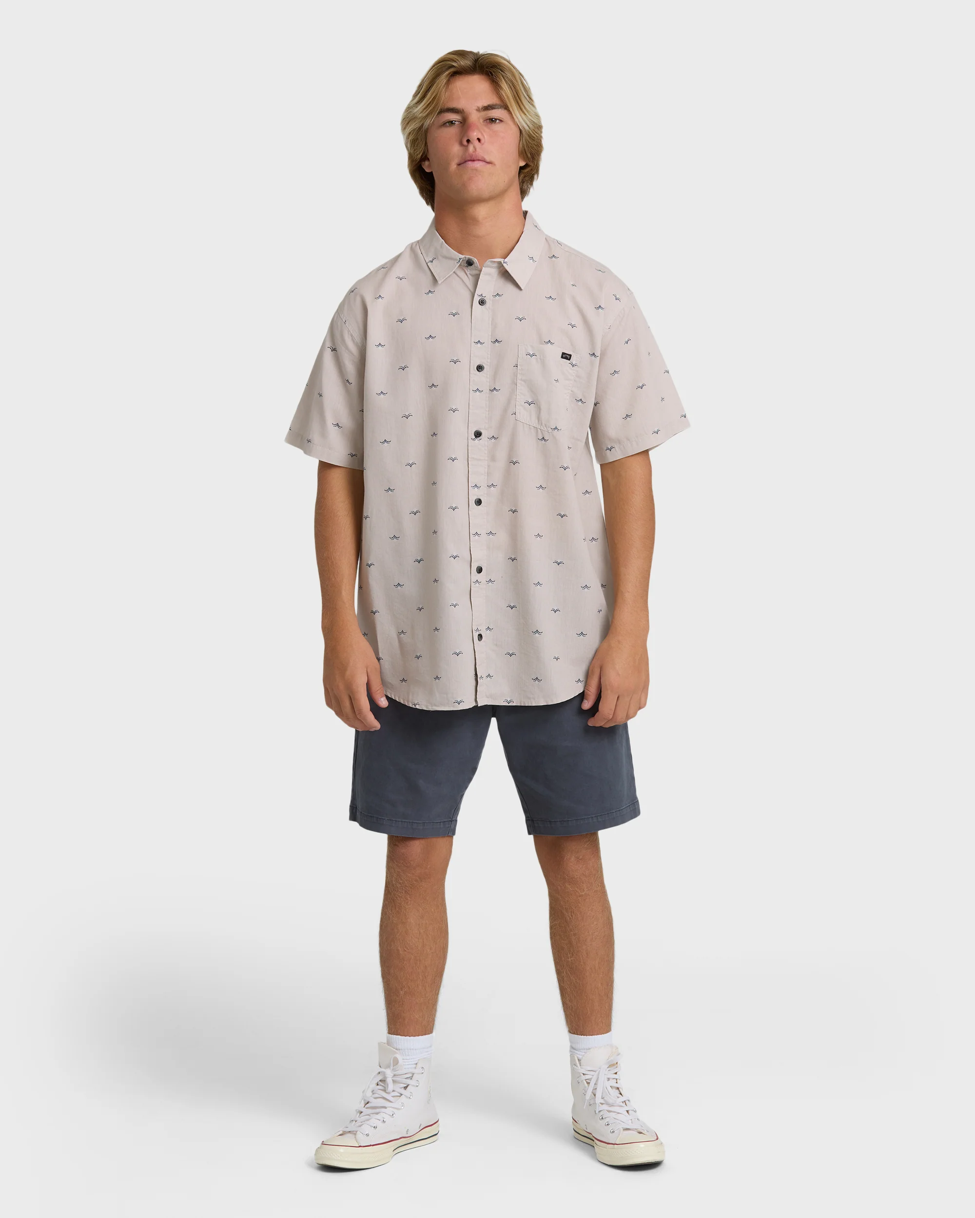Sundays Mini Short Sleeve Shirt - Ash Rose - Image 4