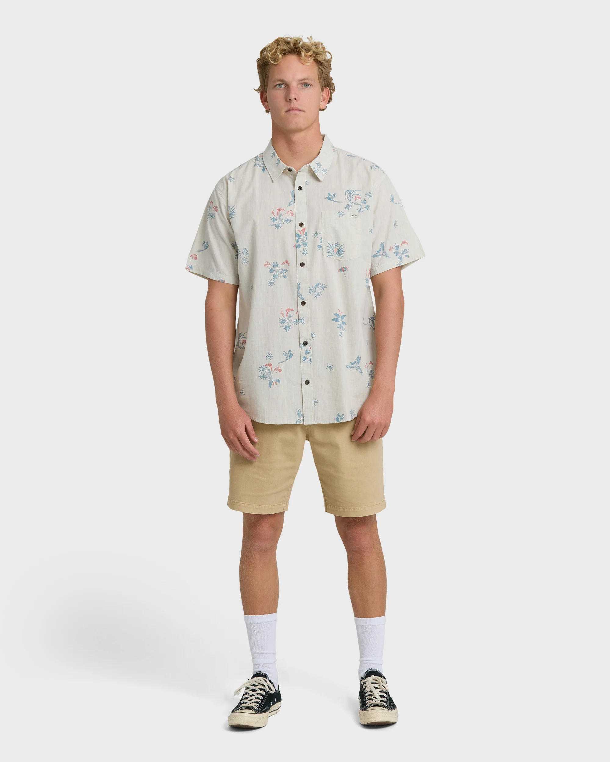 Sundays Mini Short Sleeve Shirt - Stone - Image 4