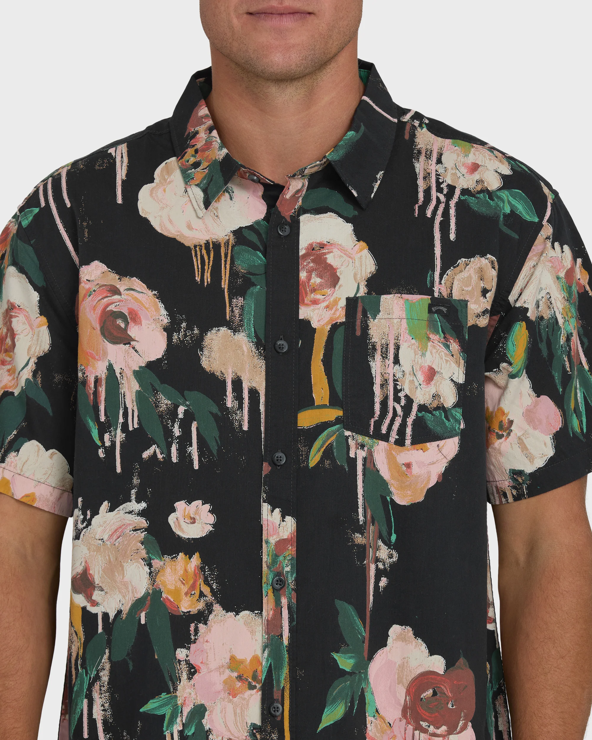 Sundays Short Sleeve Woven Shirt - Black - Image 5