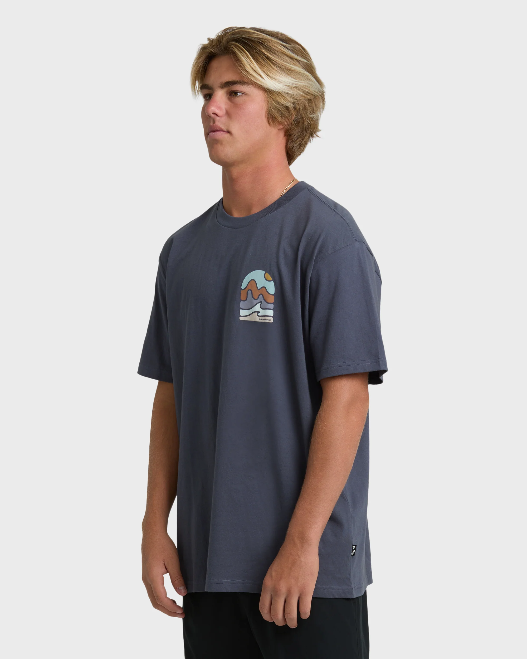 Sun Down Adiv Premium Short Sleeve T-Shirt - Graystone - Image 3