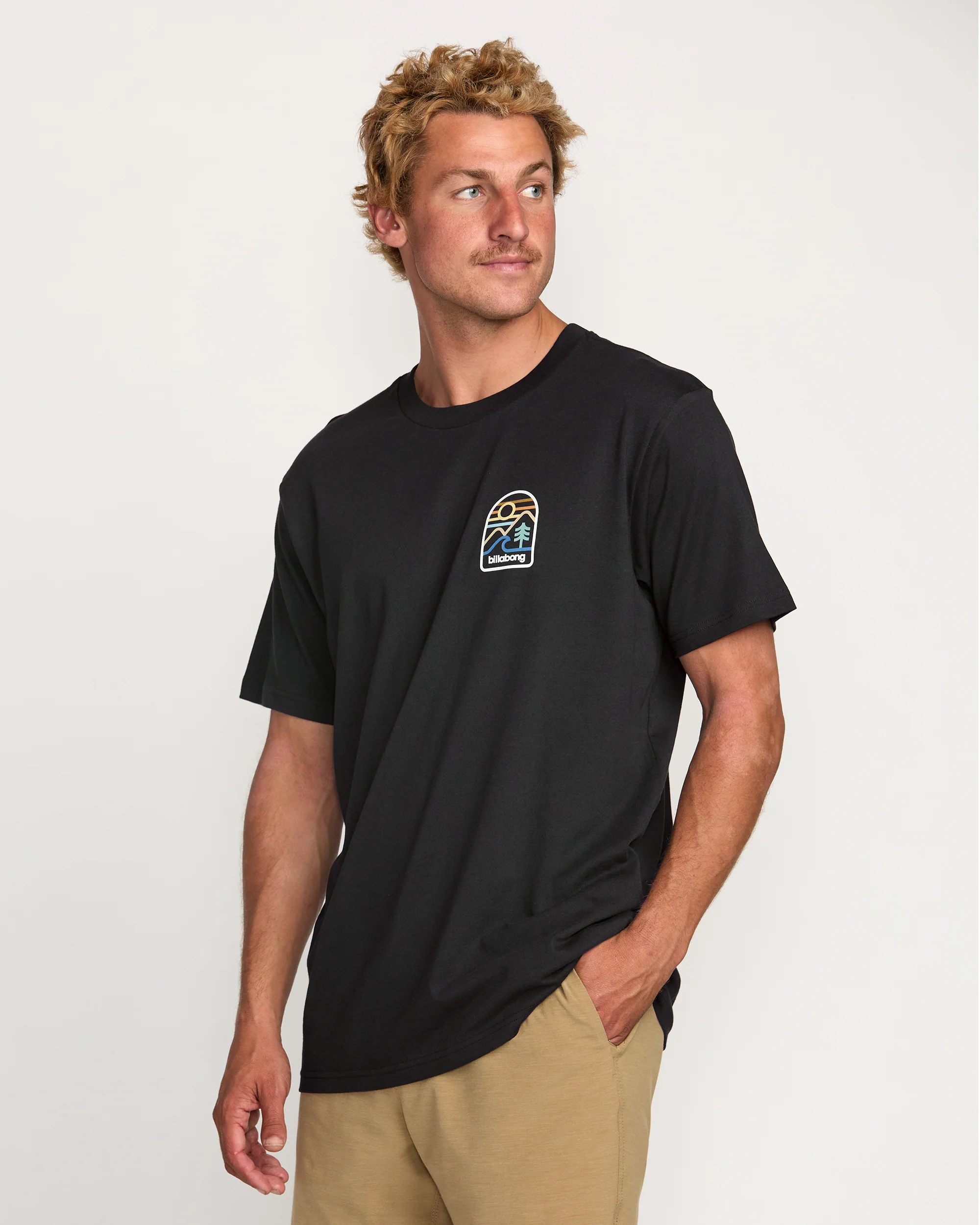 Sundown A/Div Tee - Black - Image 7