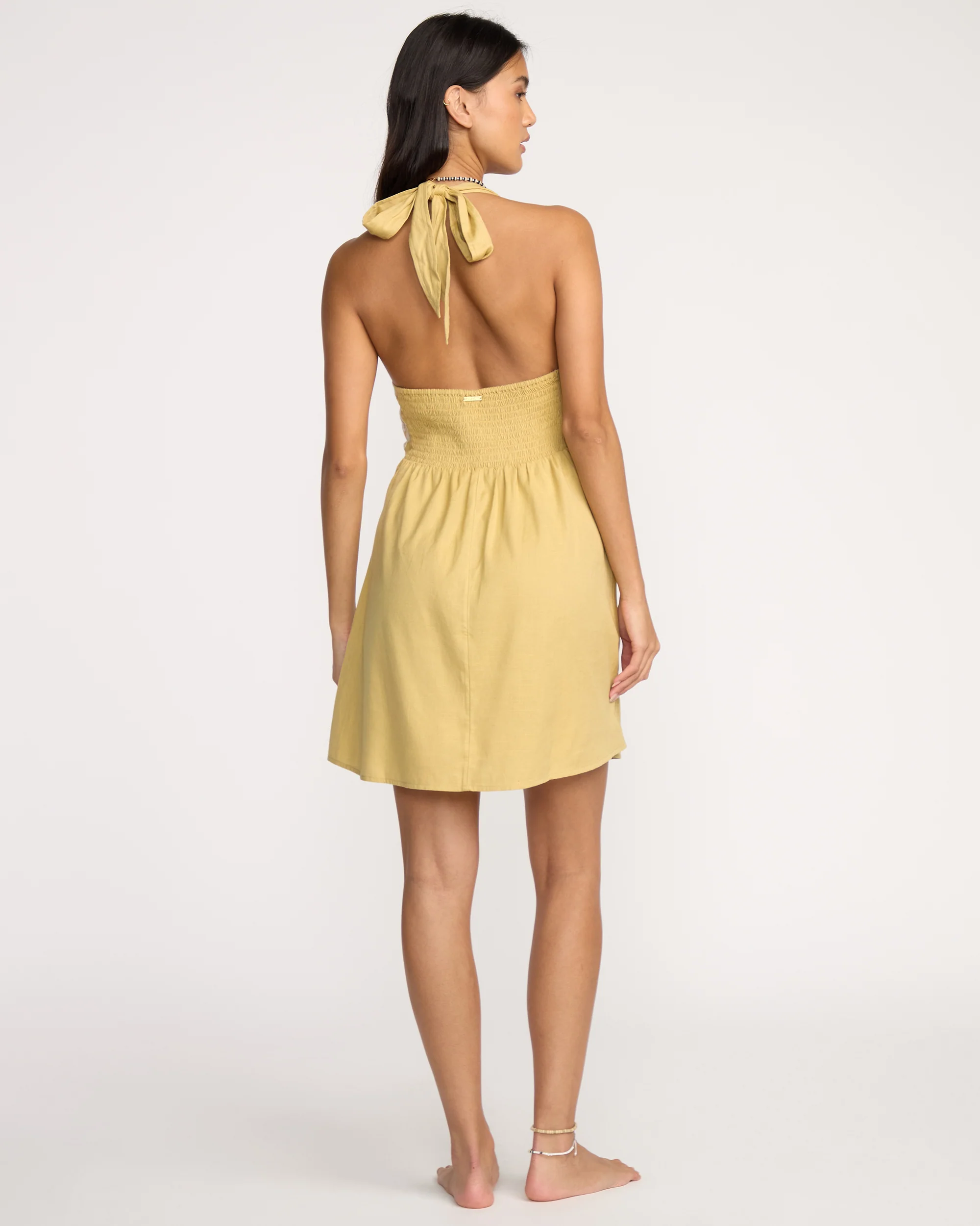 Sunny Sometimes Dress - Light Olive - Image 3