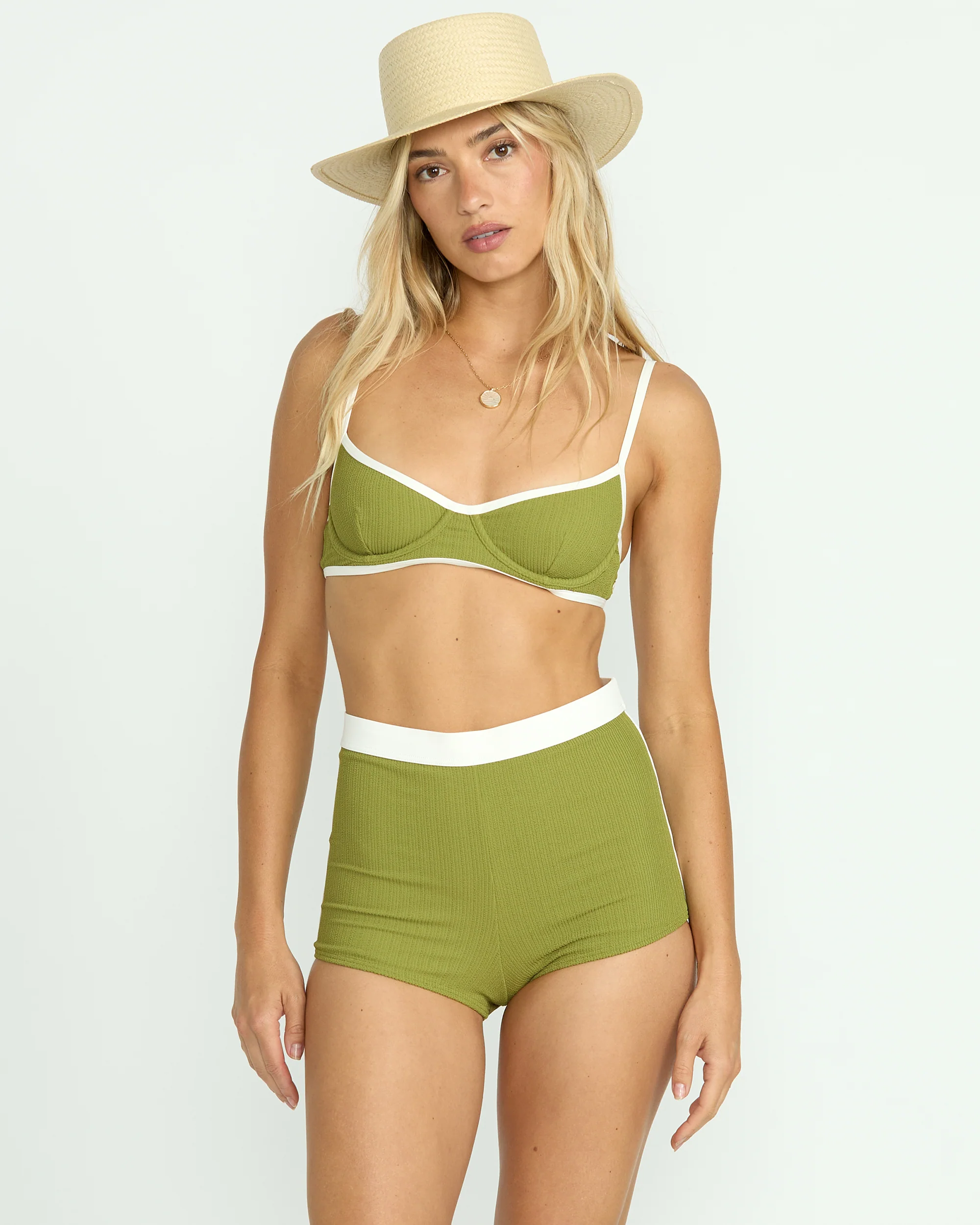 Sunrays Tami Underwire Bikini Top - Ranger Green - Image 2