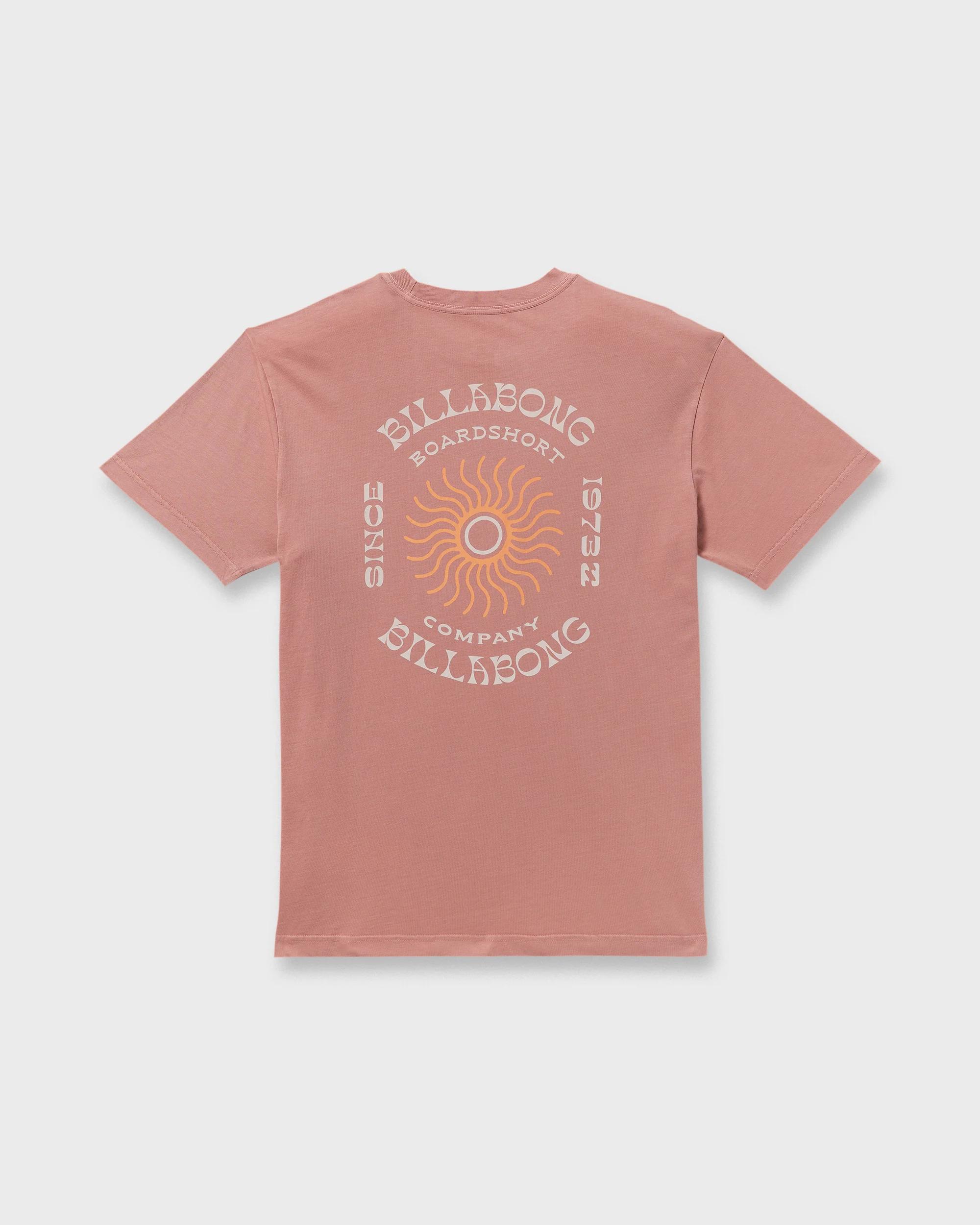 Sunrise Premium Wave Wash Short Sleeve T-Shirt - Dusty Rose - Image 7