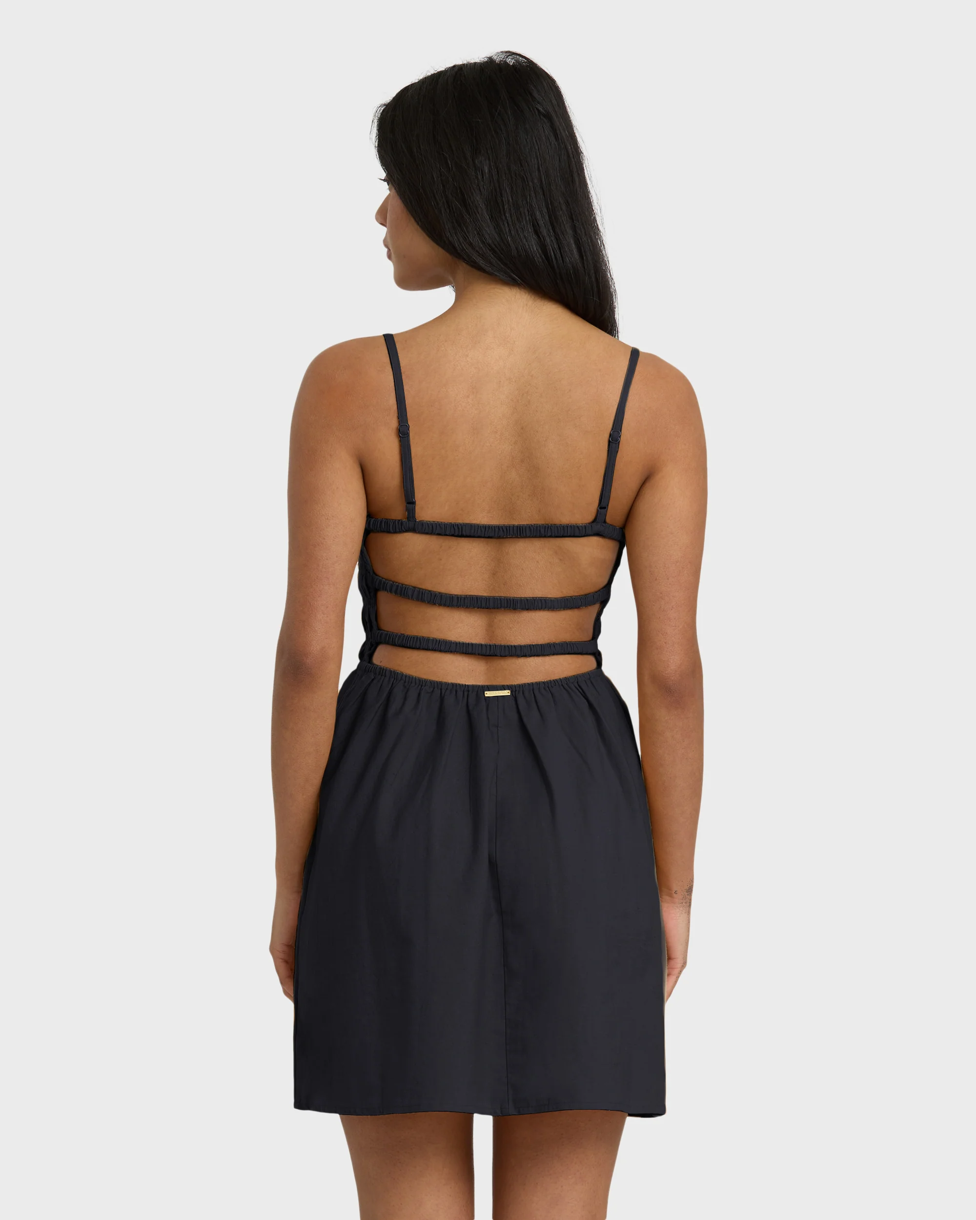 Suns Out Mini Dress - Black Sands - Image 2