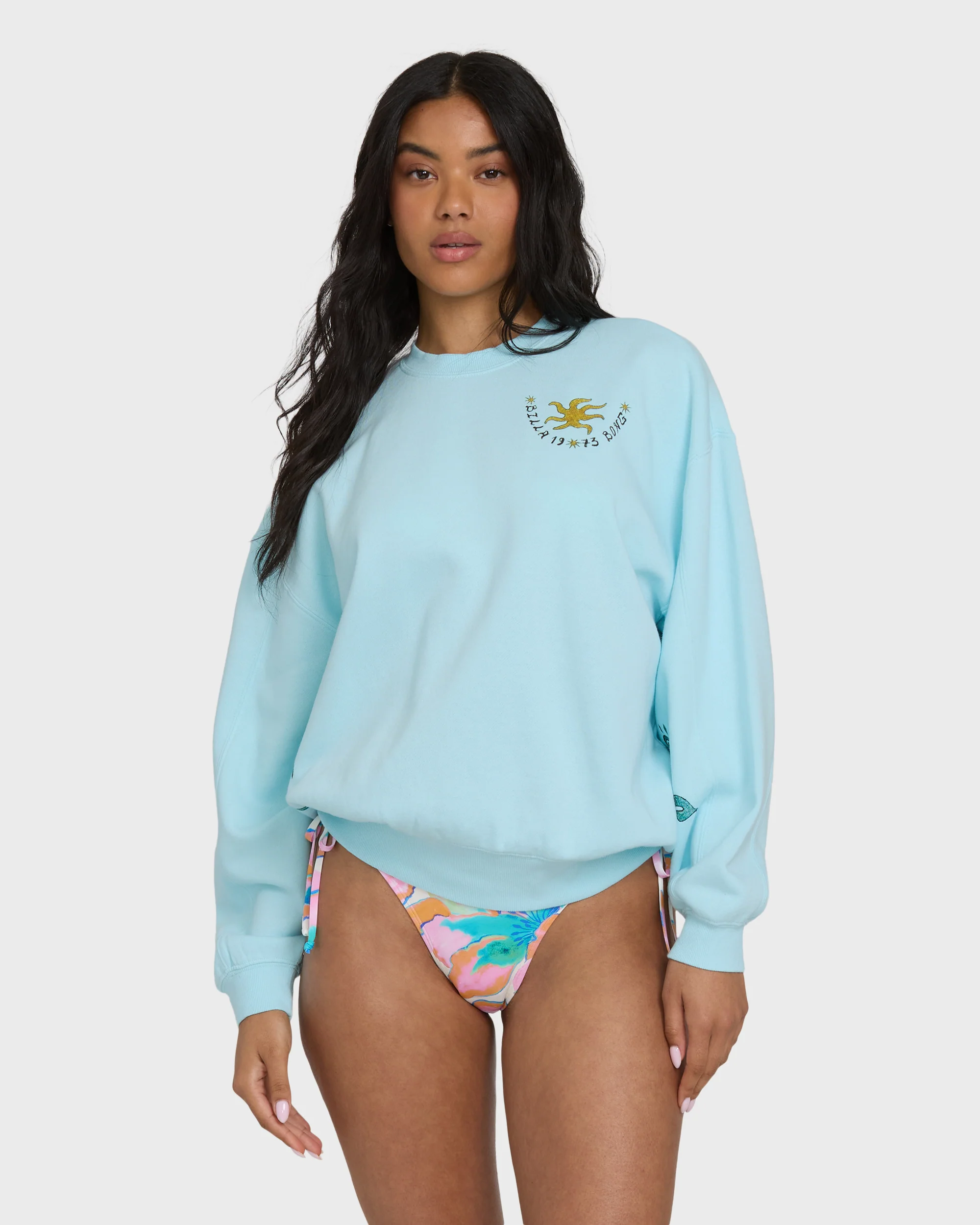 Sunset Rider Kendal Crewneck Sweatshirt - Clearwater - Image 3