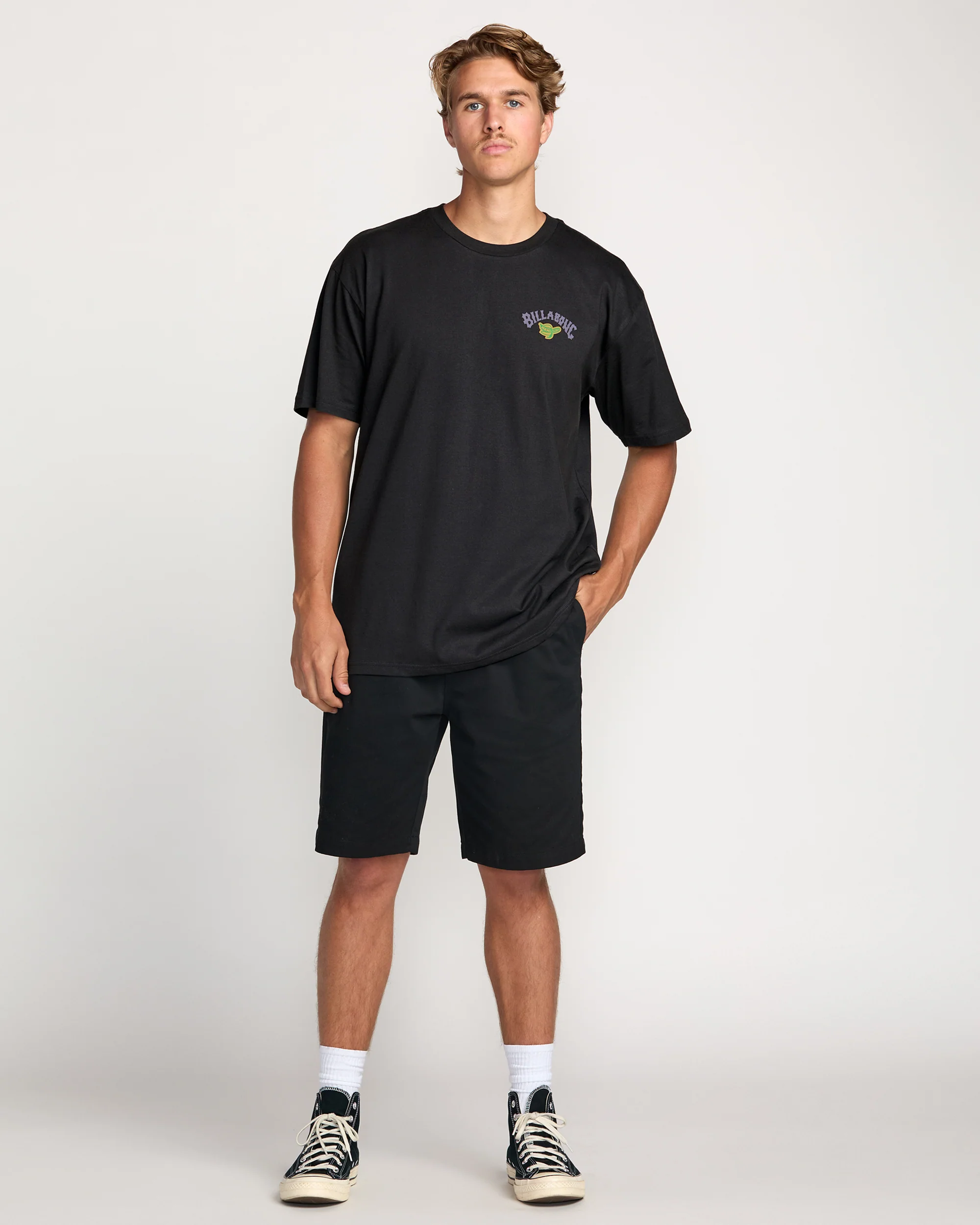Billabong x Mami Wata Surf Africa Regular Tee - Washed Black - Image 8