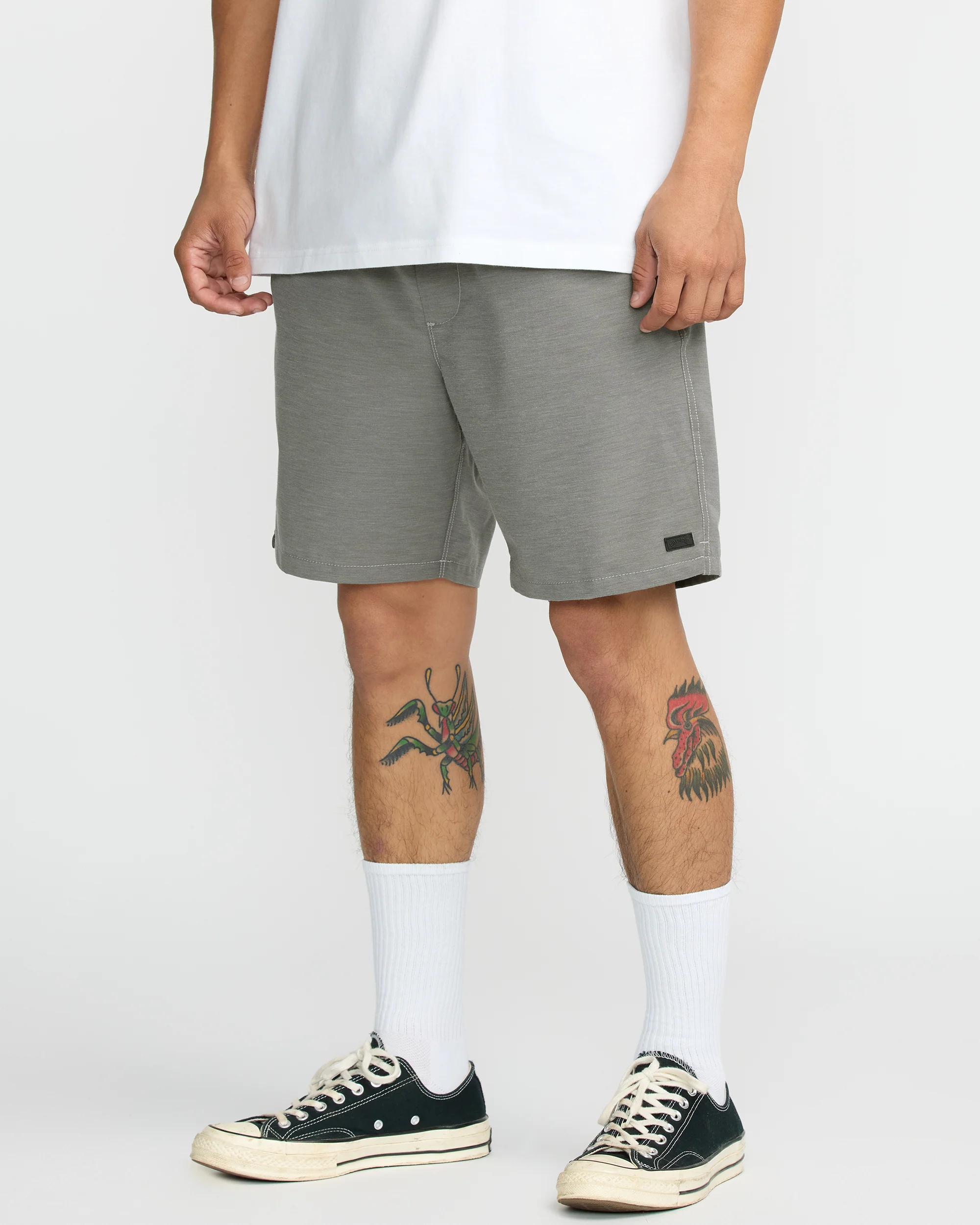 Surftrek Transit Elastic 17" Hybrid Shorts - Pewter - Image 4