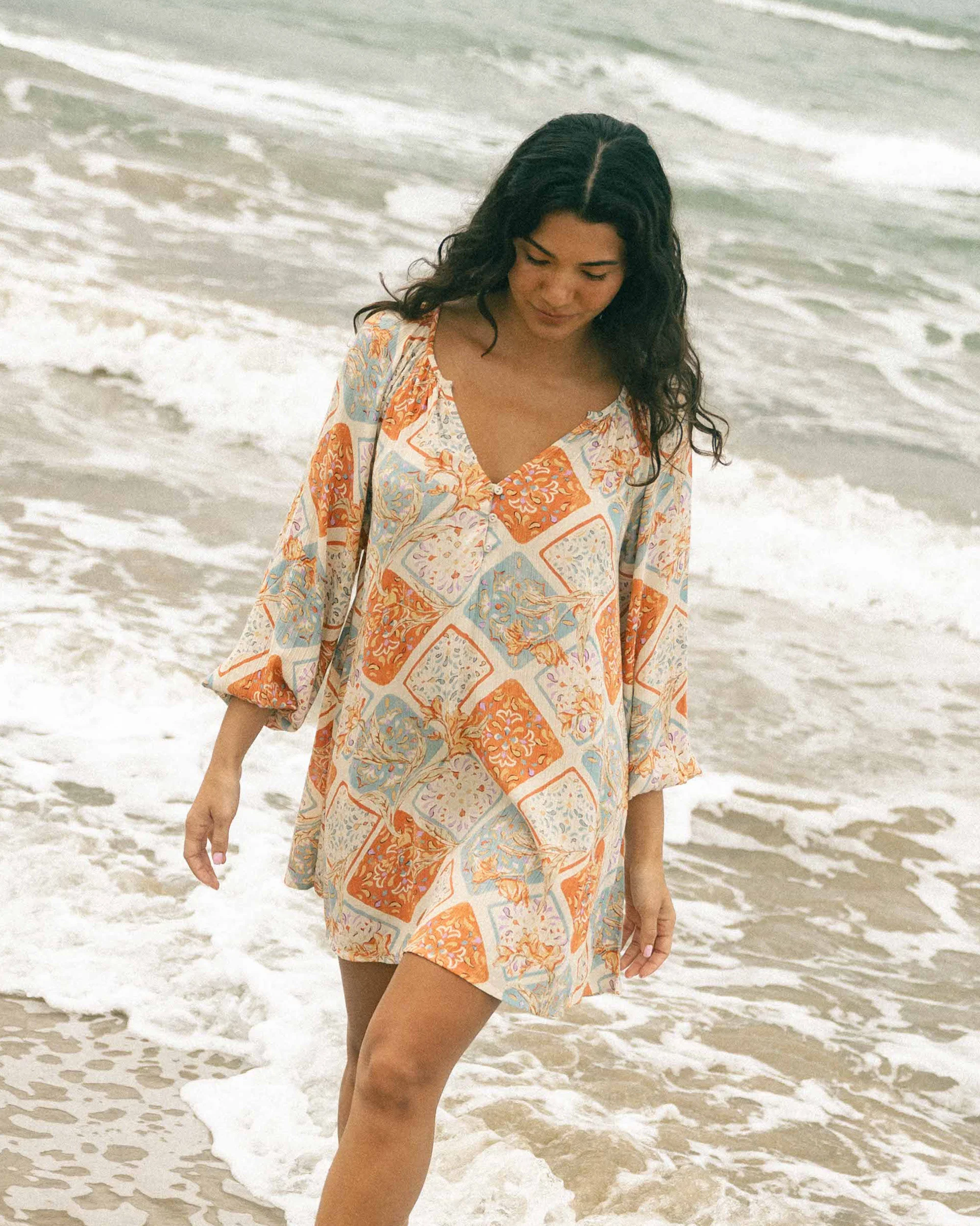 Sweet Dreamer Mini Dress - Whitecap - Image 2