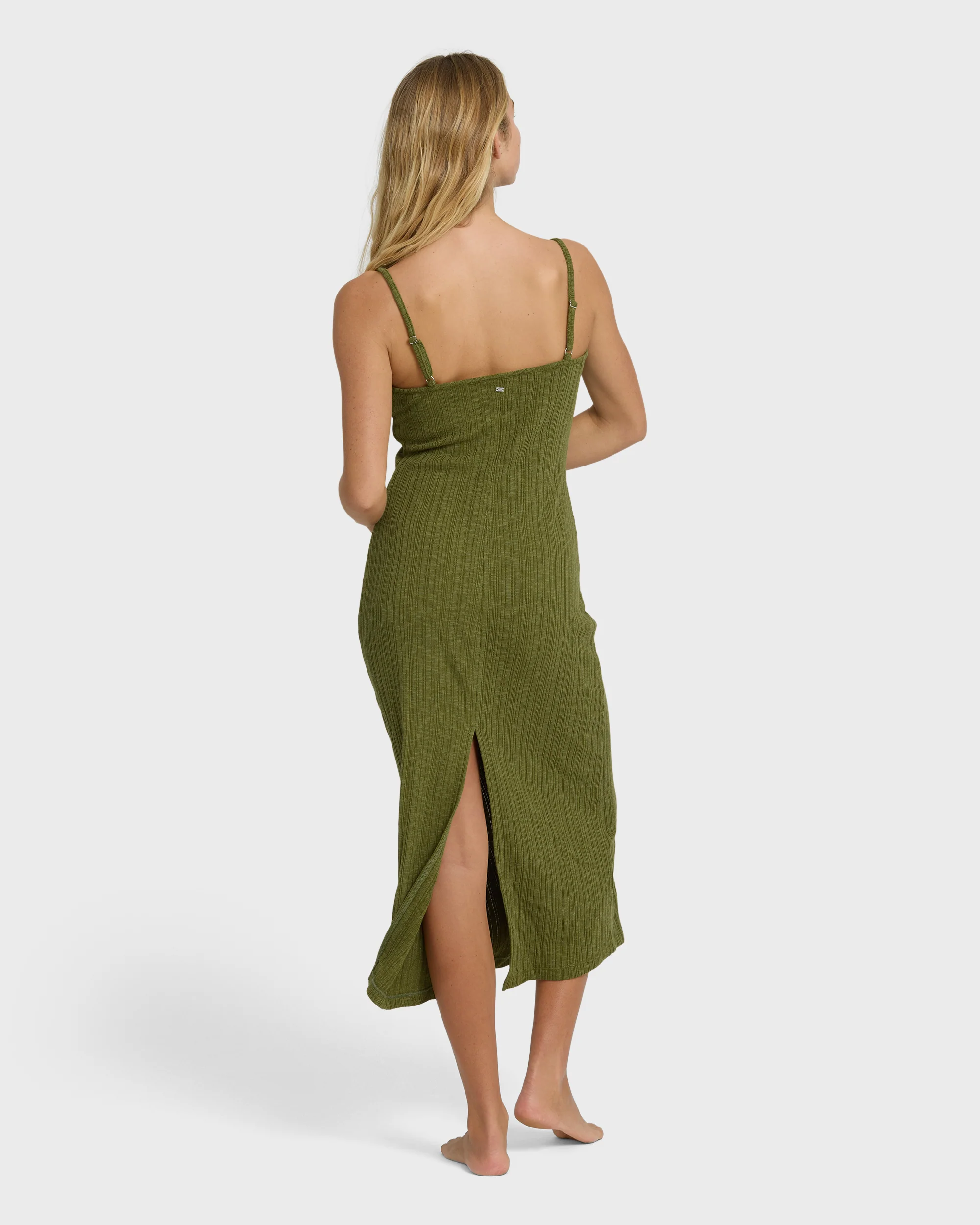 Sweet Moves Midi Dress - Dark Olive - Image 6