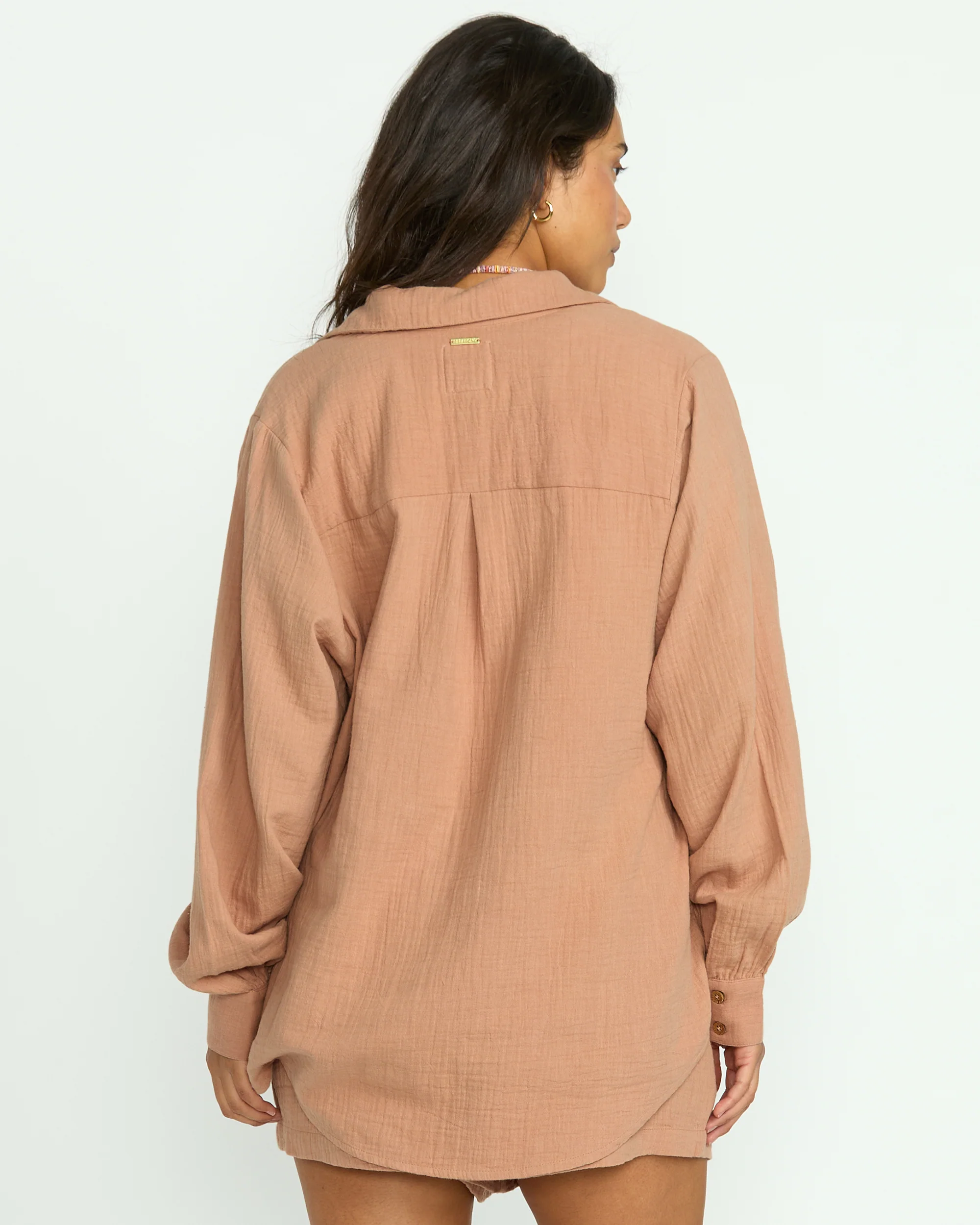 Sweet Swell Long Sleeve Shirt - Rose Brown - Image 7