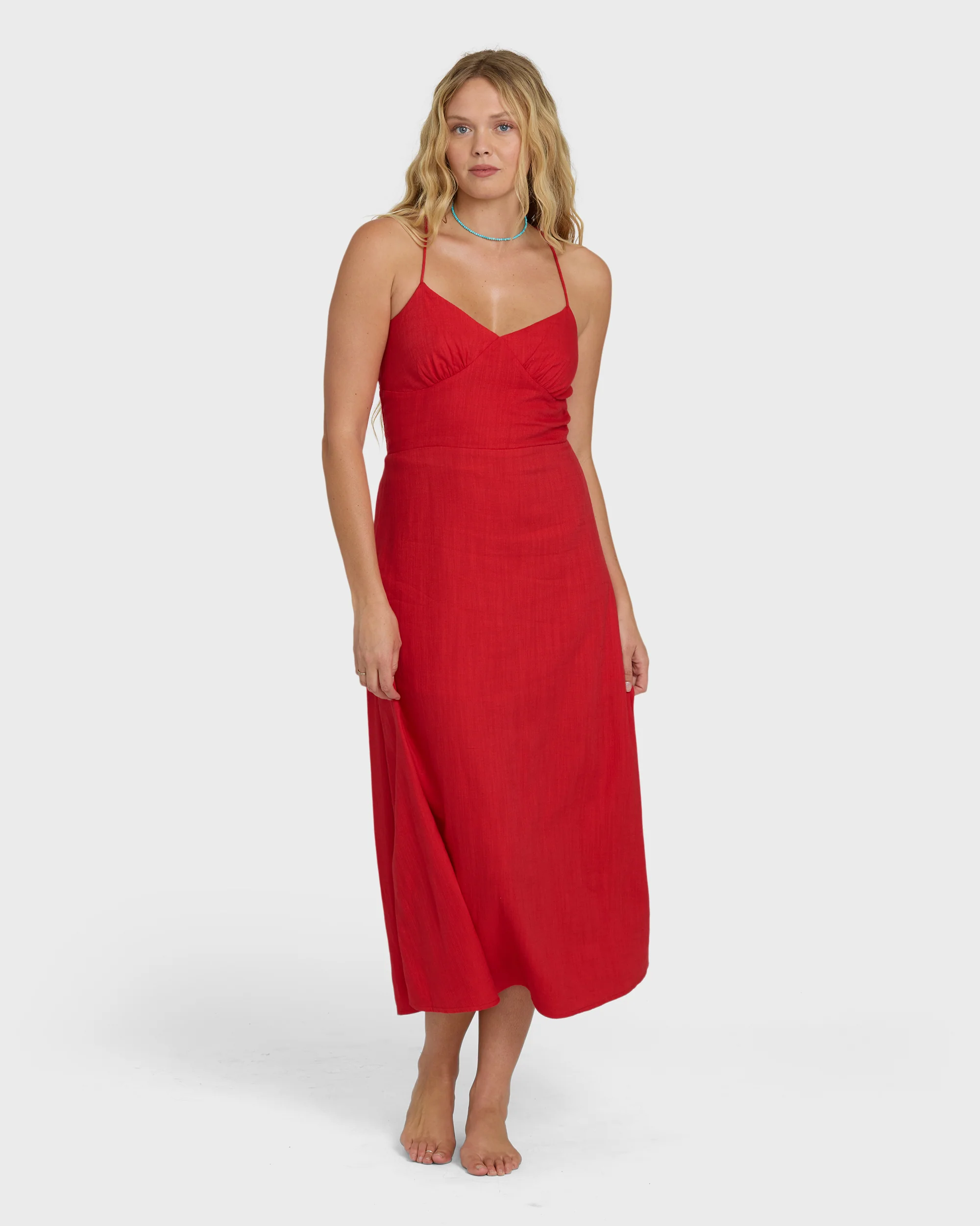 Take It Back Maxi Dress - Fiesta Red - Image 4