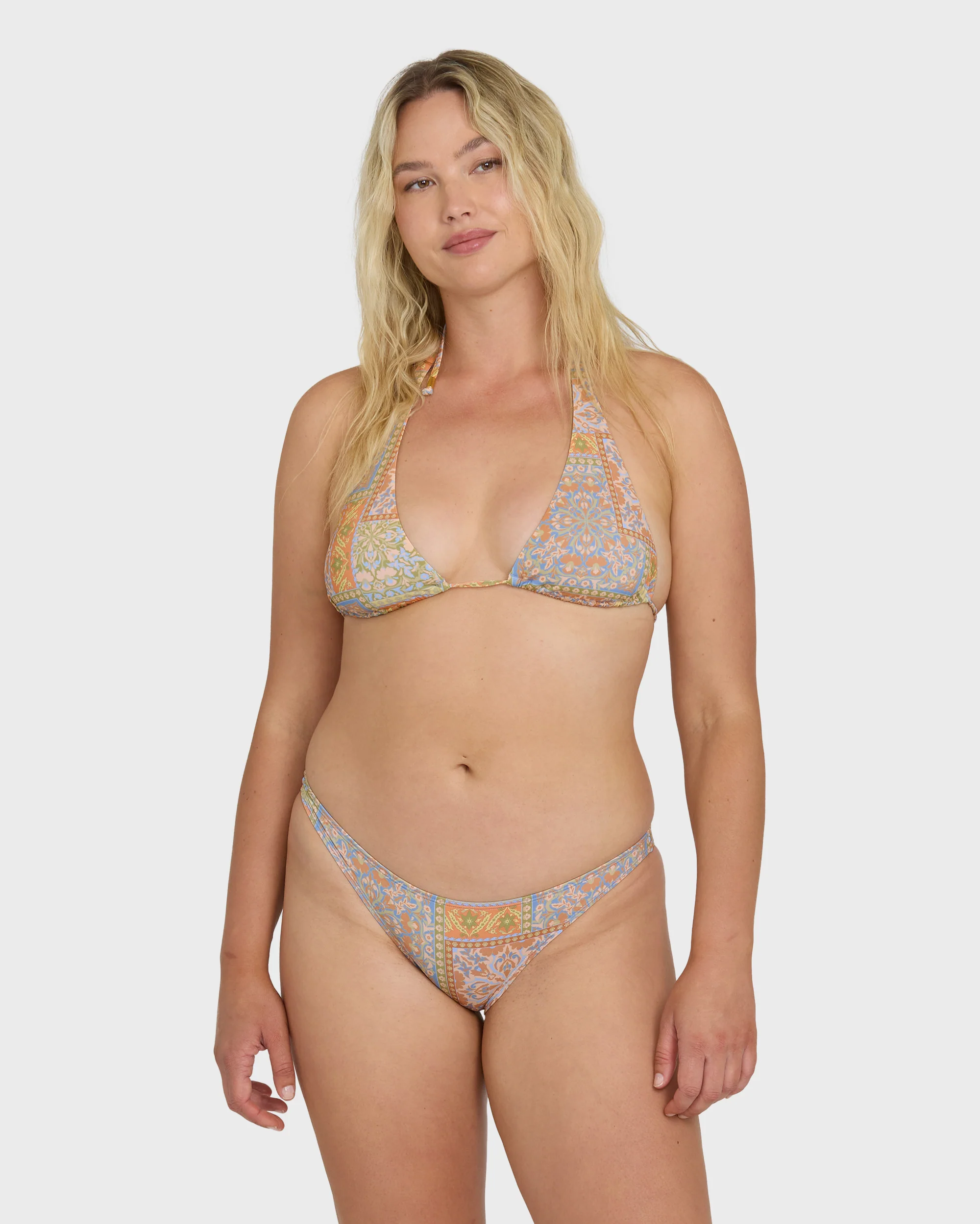 Take It Back Multi Halter Bikini Top - Twilight Blue - Image 7