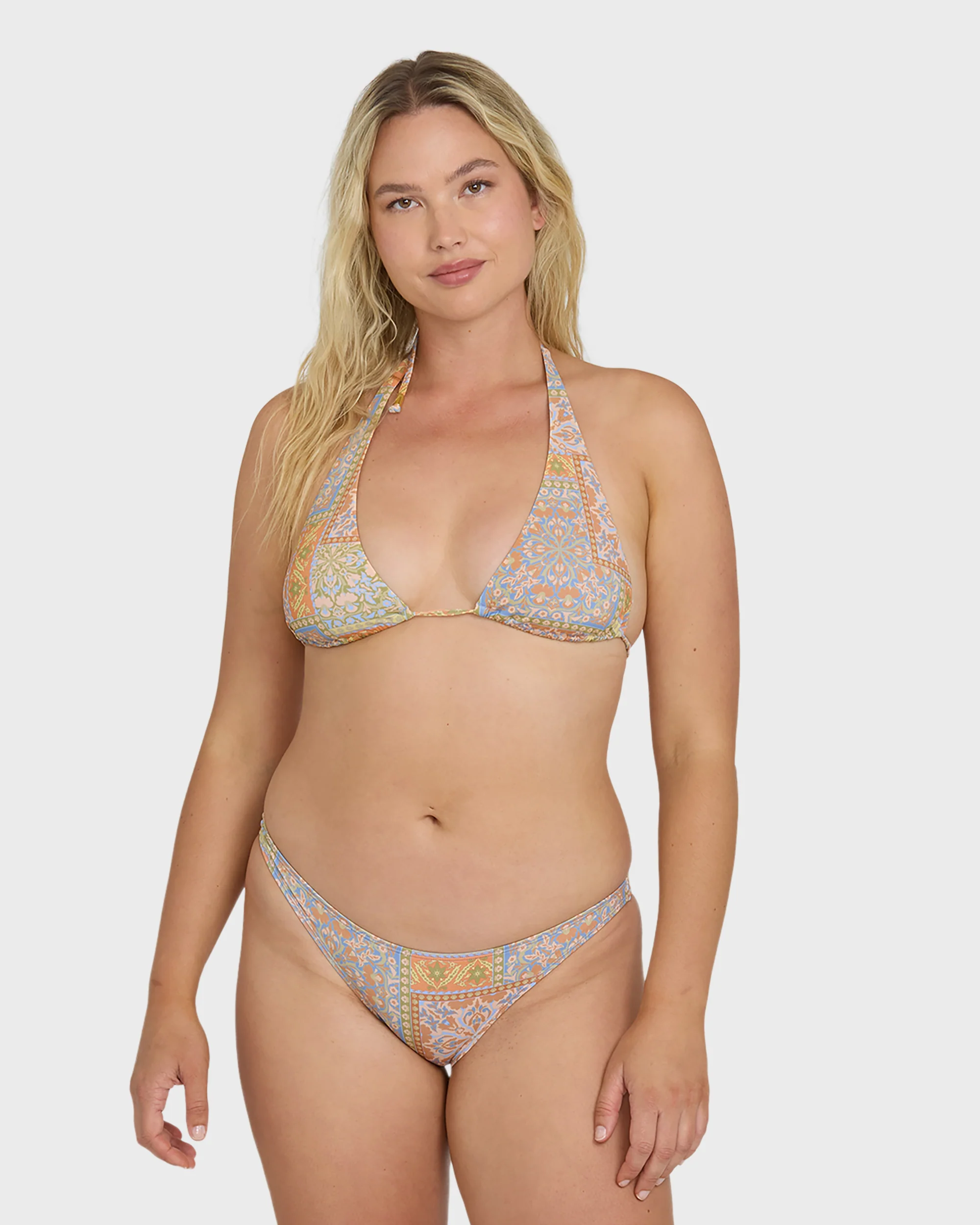 Take It Back Tropic Medium Bikini Bottom - Twilight Blue - Image 8