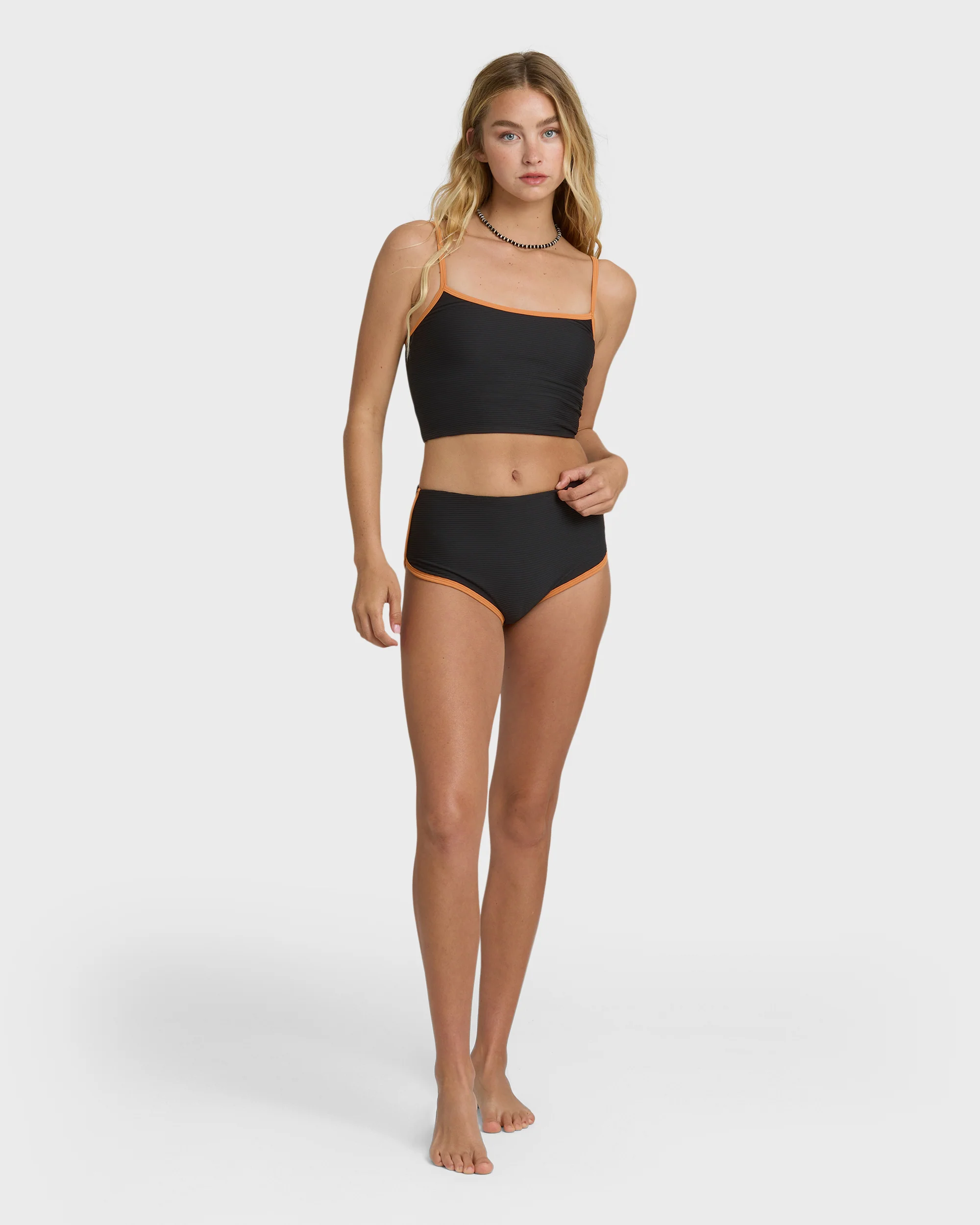 Tanlines Surf Short Surf Short Bikini Bottom - Black - Image 5