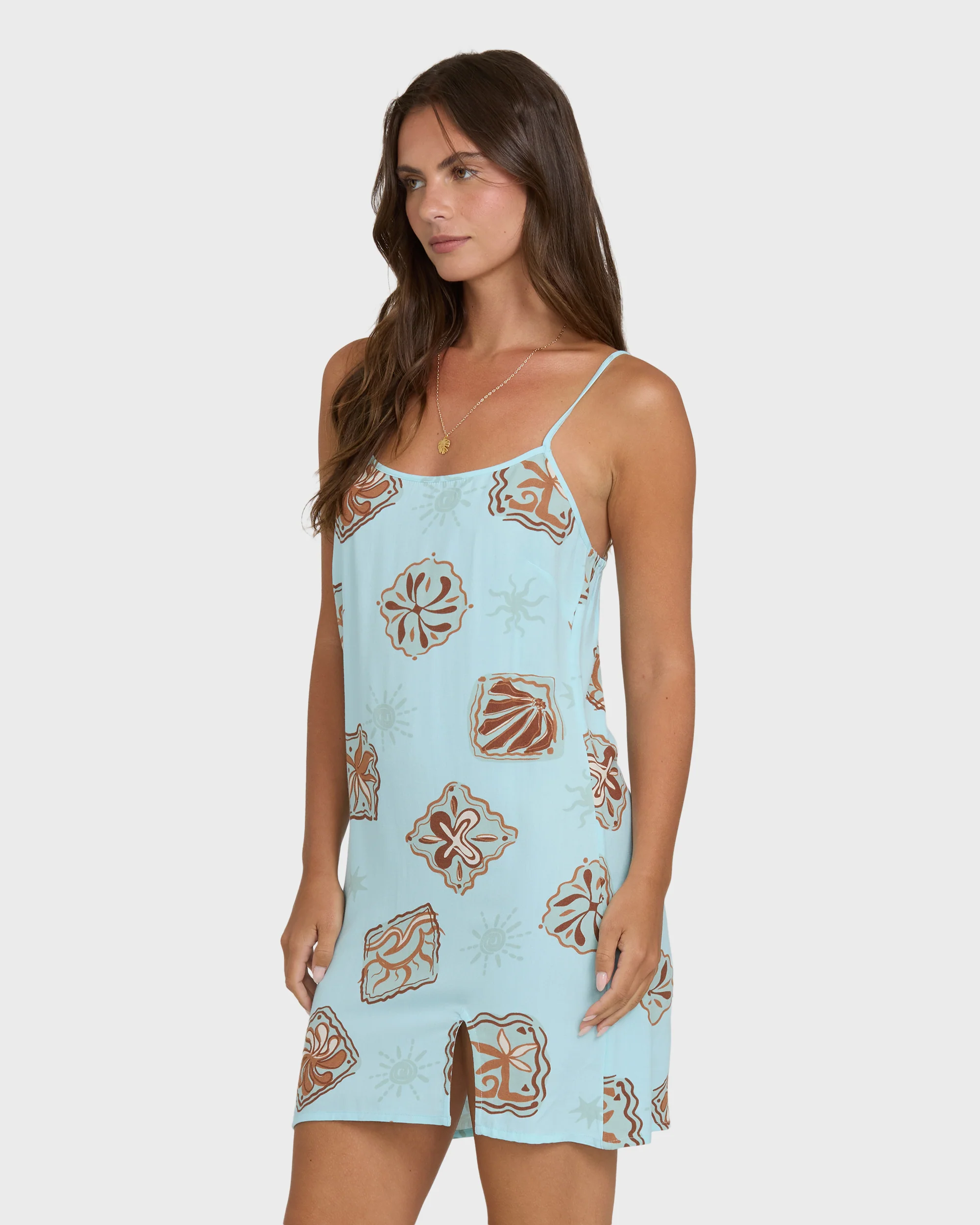 Tidal Crush Mini Dress - Clearwater - Image 3